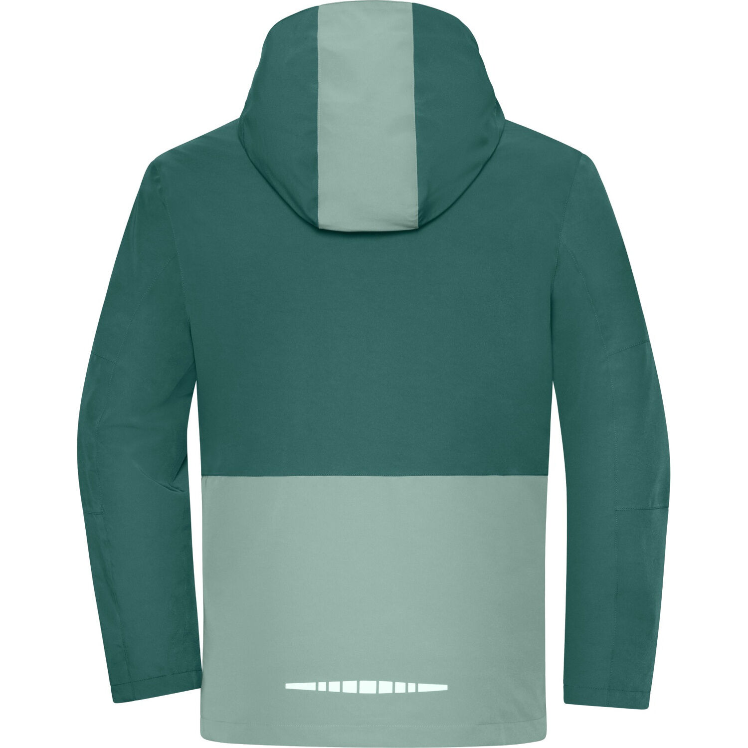 Hardshell Regenjacke "JN1878" in grün, L - Thumbnail 4