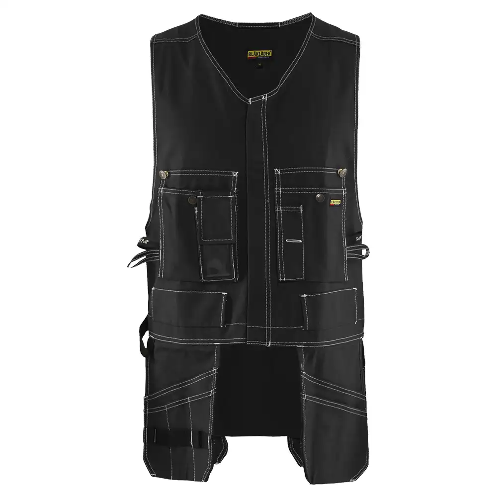 Montageweste "3105" 100% Baumwolle in schwarz, XXL - Thumbnail 1