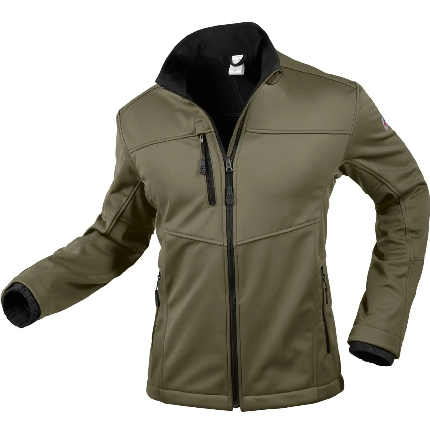 Softshelljacke "1696-571" in oliv, L - Thumbnail 1