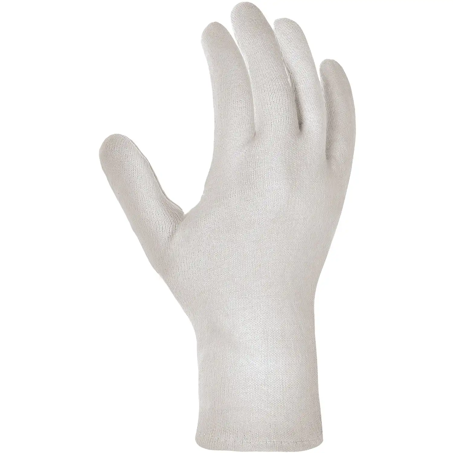 Trikot-Baumwollhandschuhe ohne Schichteln weiß in 8 (M) - Thumbnail 1