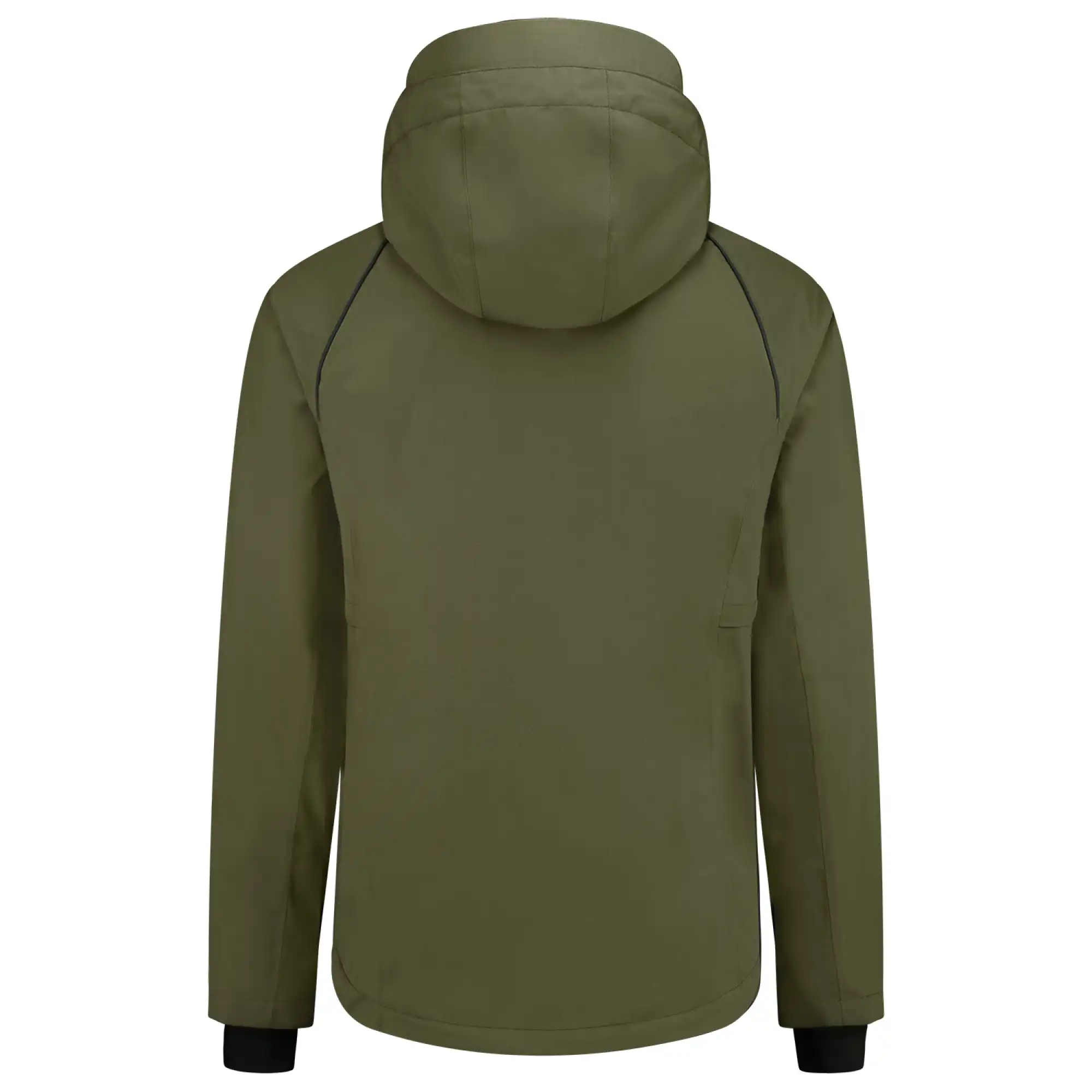 Hardshell Regenjacke "402018" Workwear in army, L - Thumbnail 2