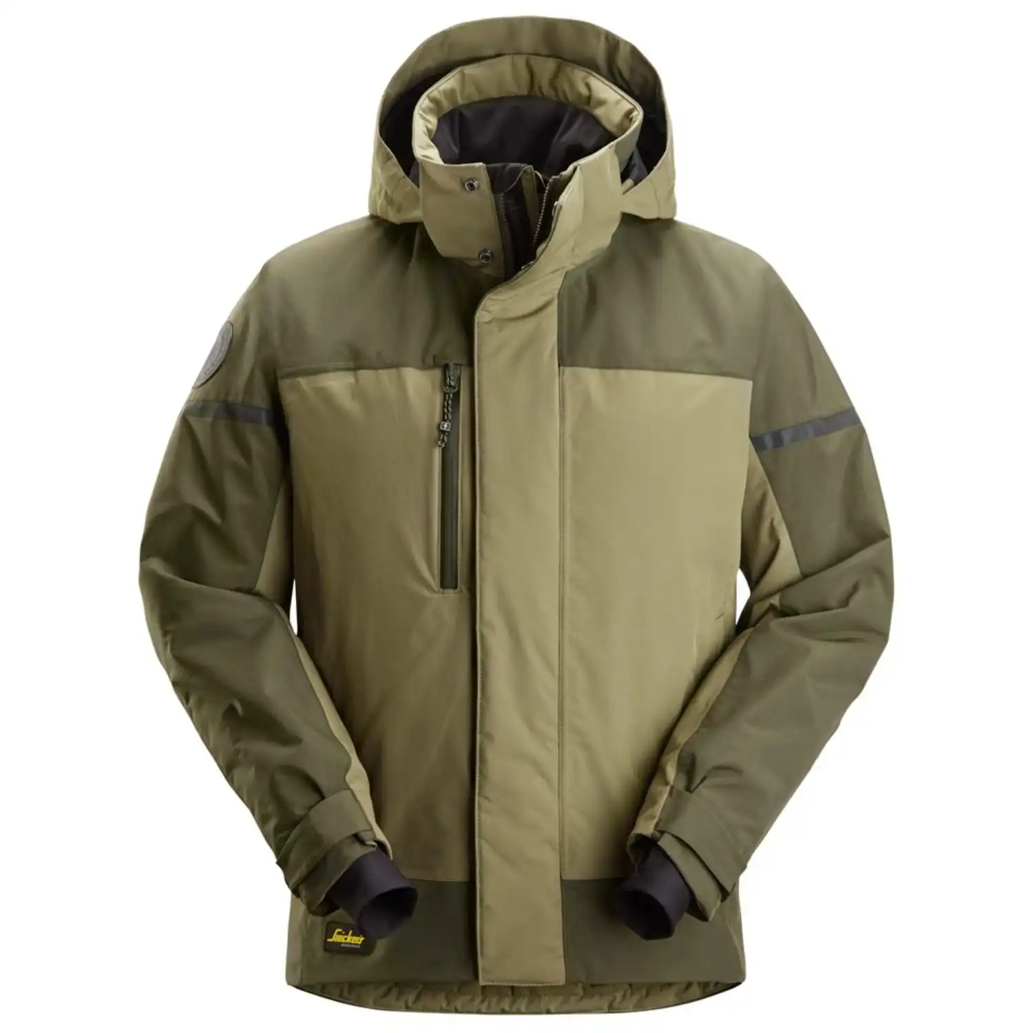 Arbeitsjacke "1112" AllroundWork in khaki, L - Thumbnail 1