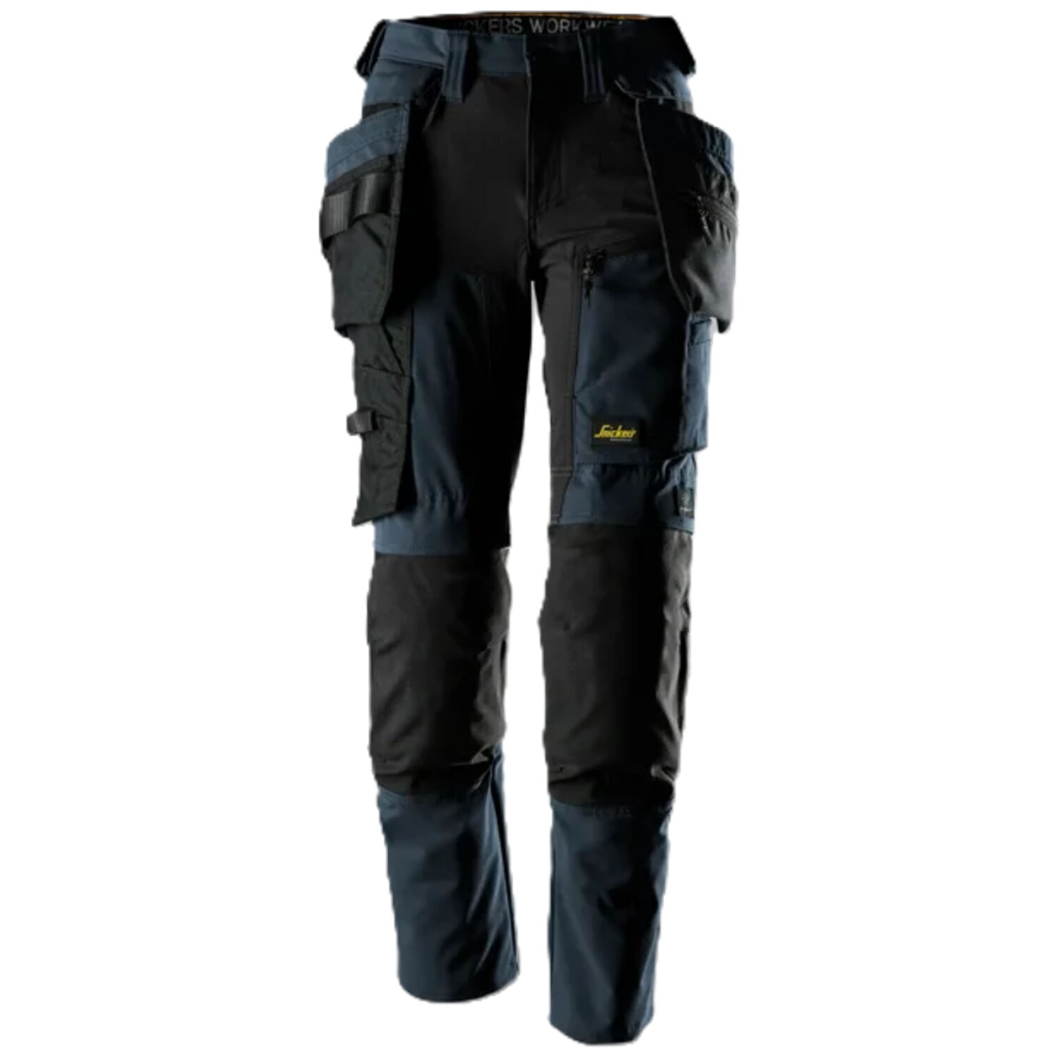 Damen Arbeitshose mit Holstertaschen "6217" in marine/schwarz, 48 - Thumbnail 1