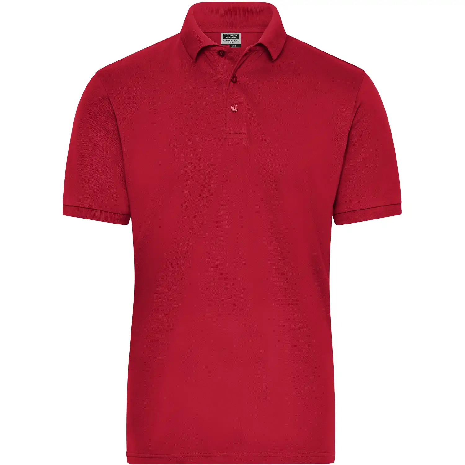 Bio Stretch Polo-Shirt "JN1806" UV-Schutz in red, 3XL - Bild 1