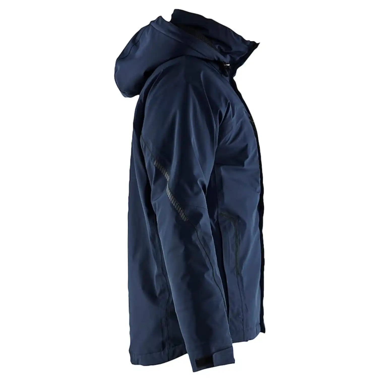 Stretch Winterjacke "4484" in Dunkelmarine/Schwarz, L - Thumbnail 4