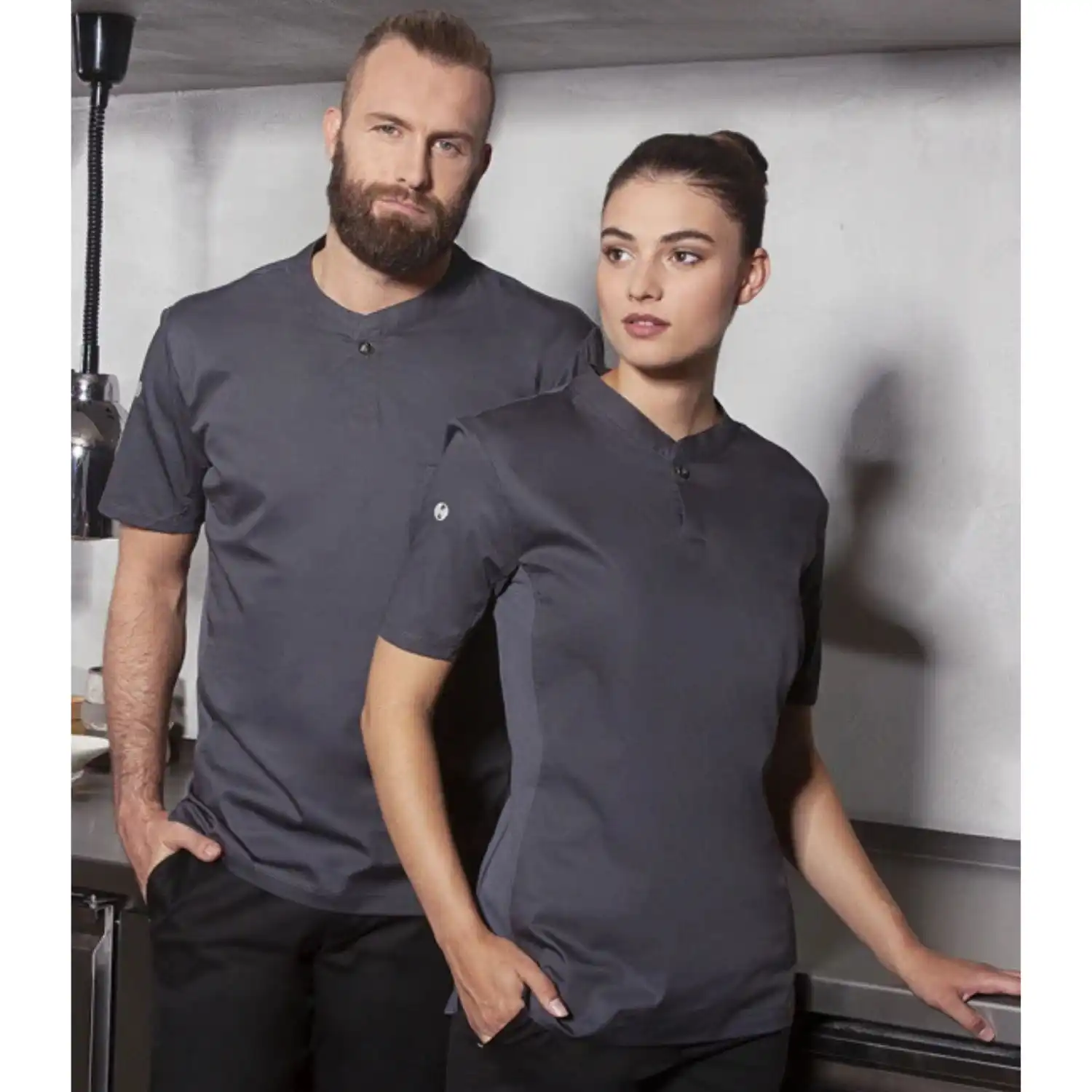 Herren T-Shirt Performance "TM 5" in anthrazit, L - Thumbnail 6