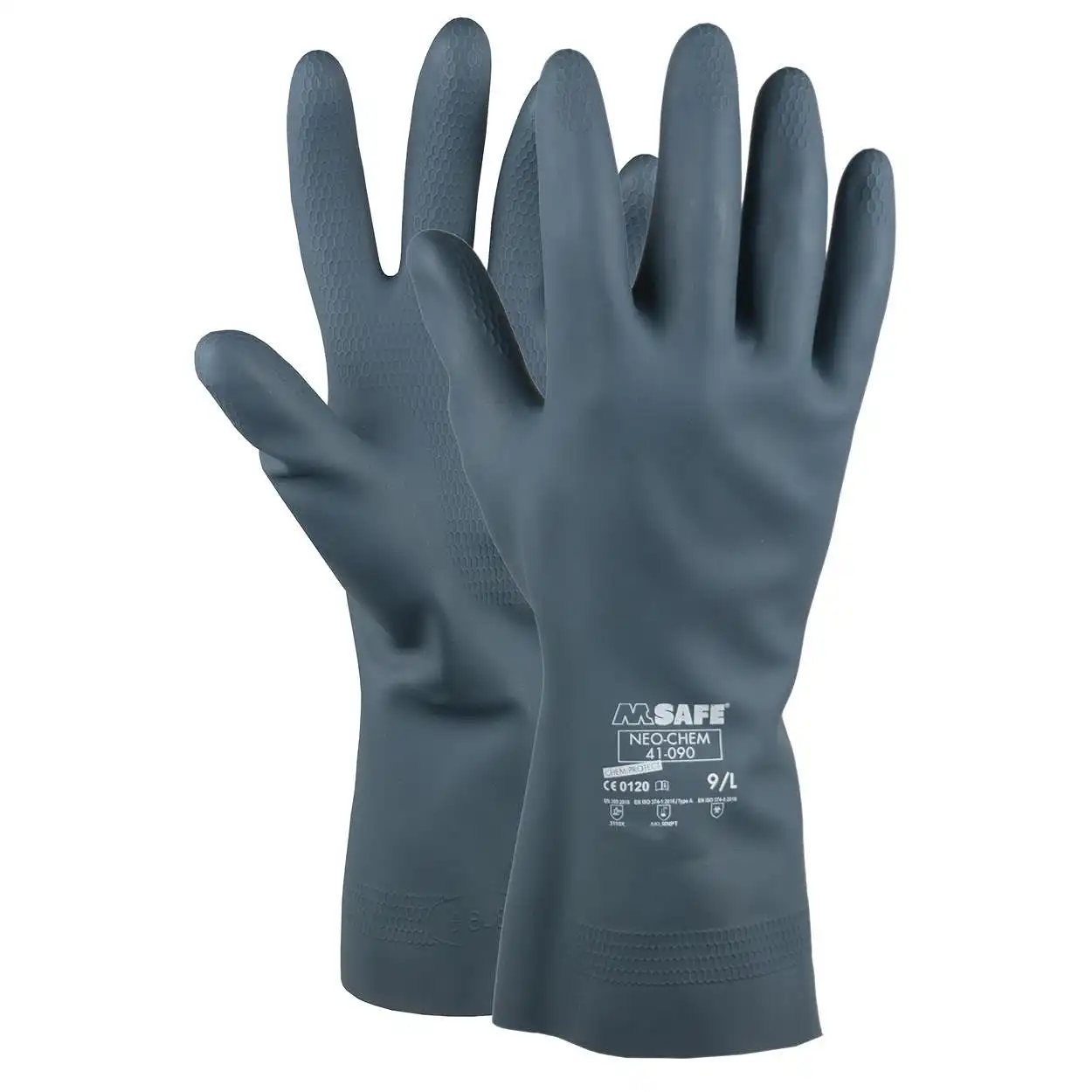 Neopren Chemie Handschuhe Neo-Chem 41-090 in 10 (XL) - Thumbnail 1