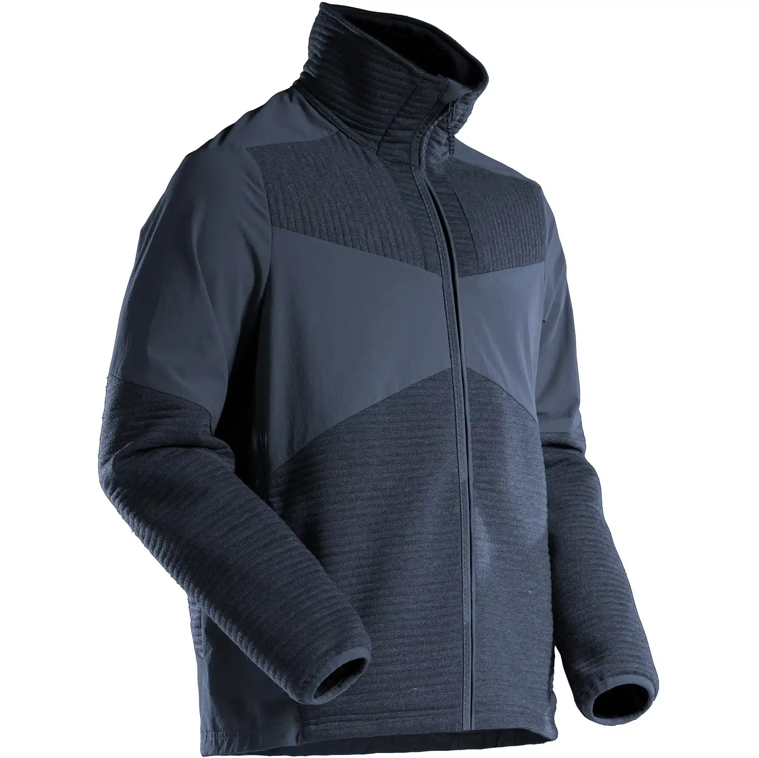 Fleecejacke "22105-681" Customized in schwarzblau, L - Bild 1