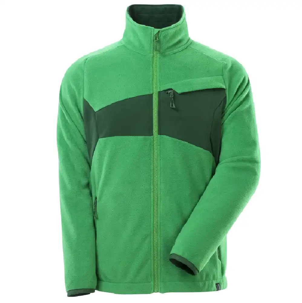 Fleecejacke "ACCELERATE" Antipilling in grasgrün/grün, XXL - Bild 1