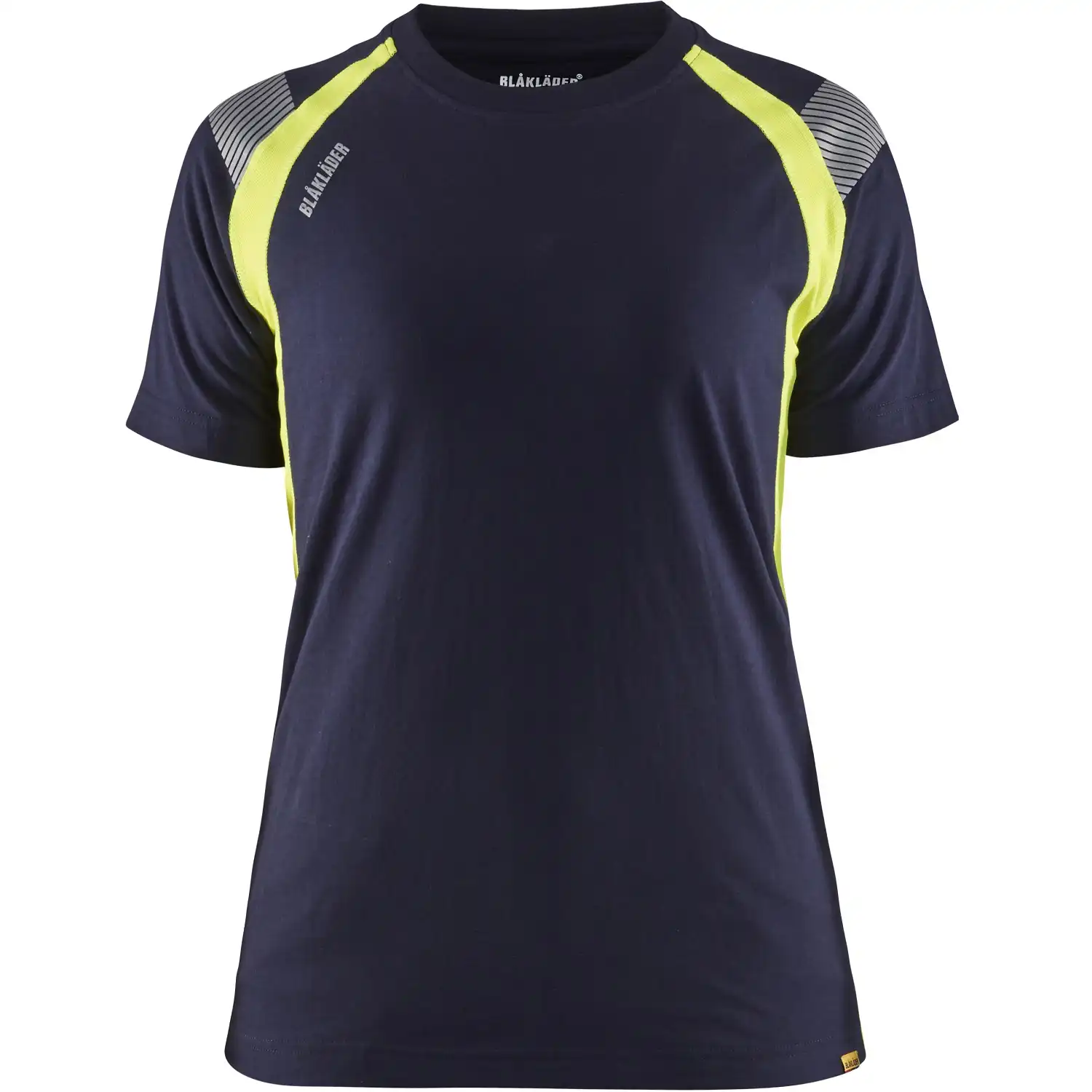 Damen T-Shirt "3402" in marine/gelb, 3XL - Thumbnail 1