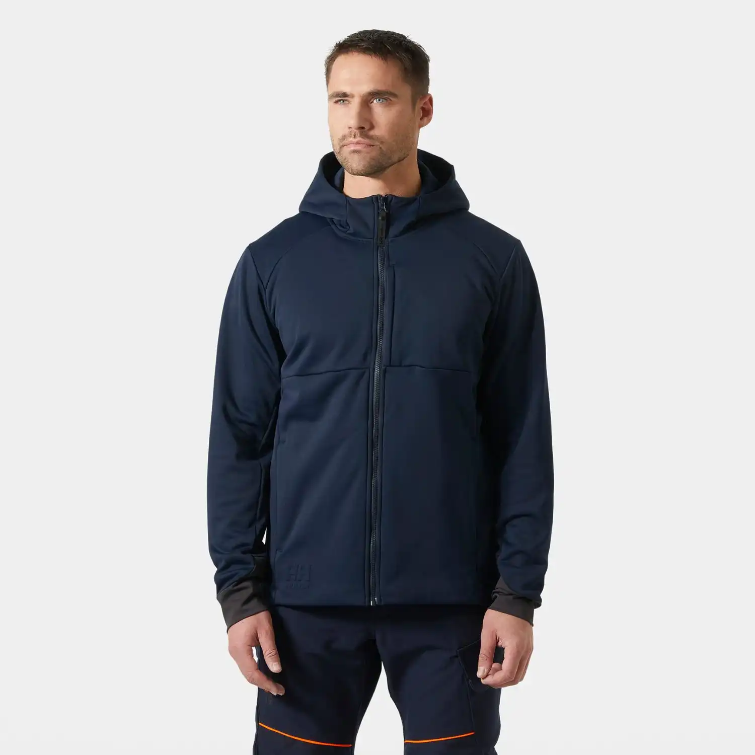 Kapuzen Funktionsjacke "TECH HOODED MIDLAYER" in marine, XXL - Thumbnail 3
