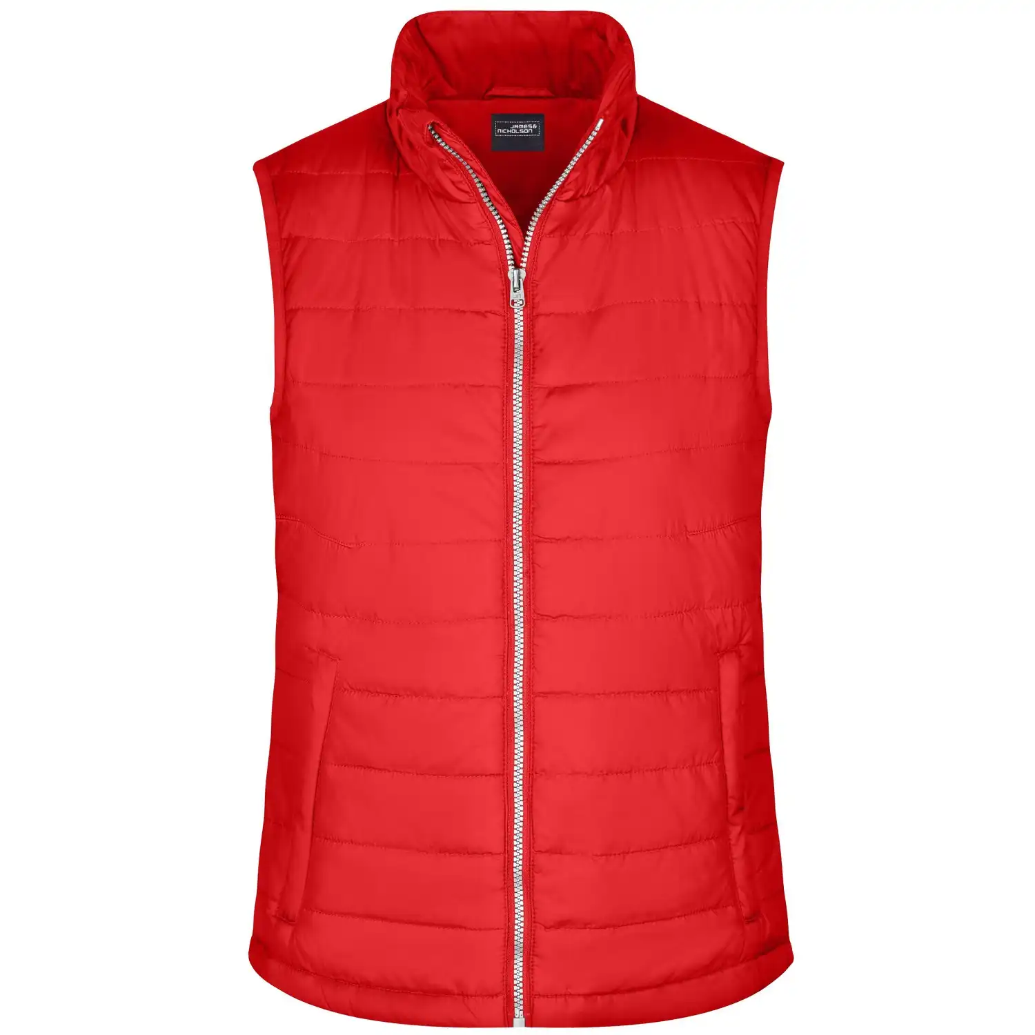 Damen Steppweste "JN1135" in red, L - Bild 1