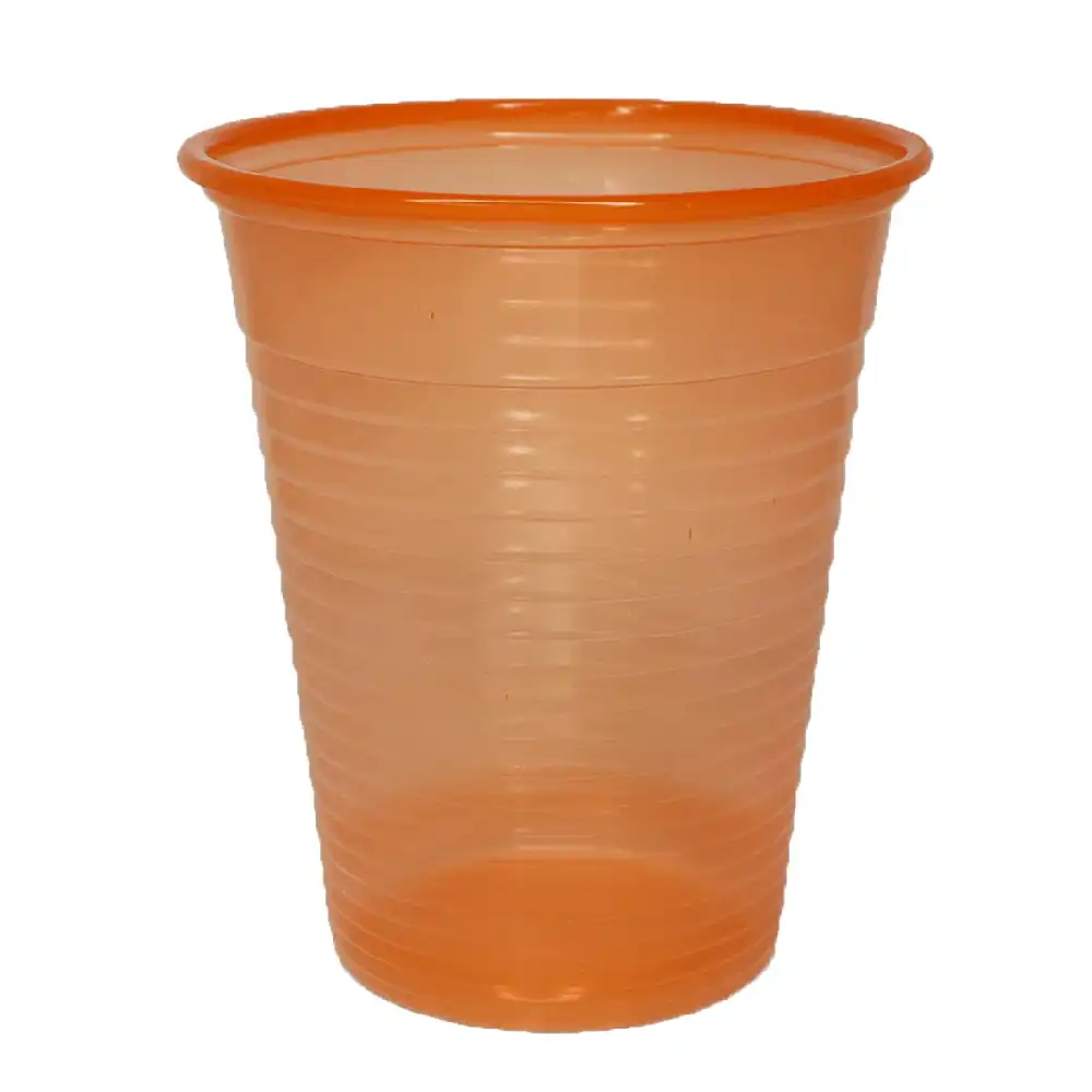 Mundspülbecher 180ml orange | 3000 Stk. pro Karton - Bild 1