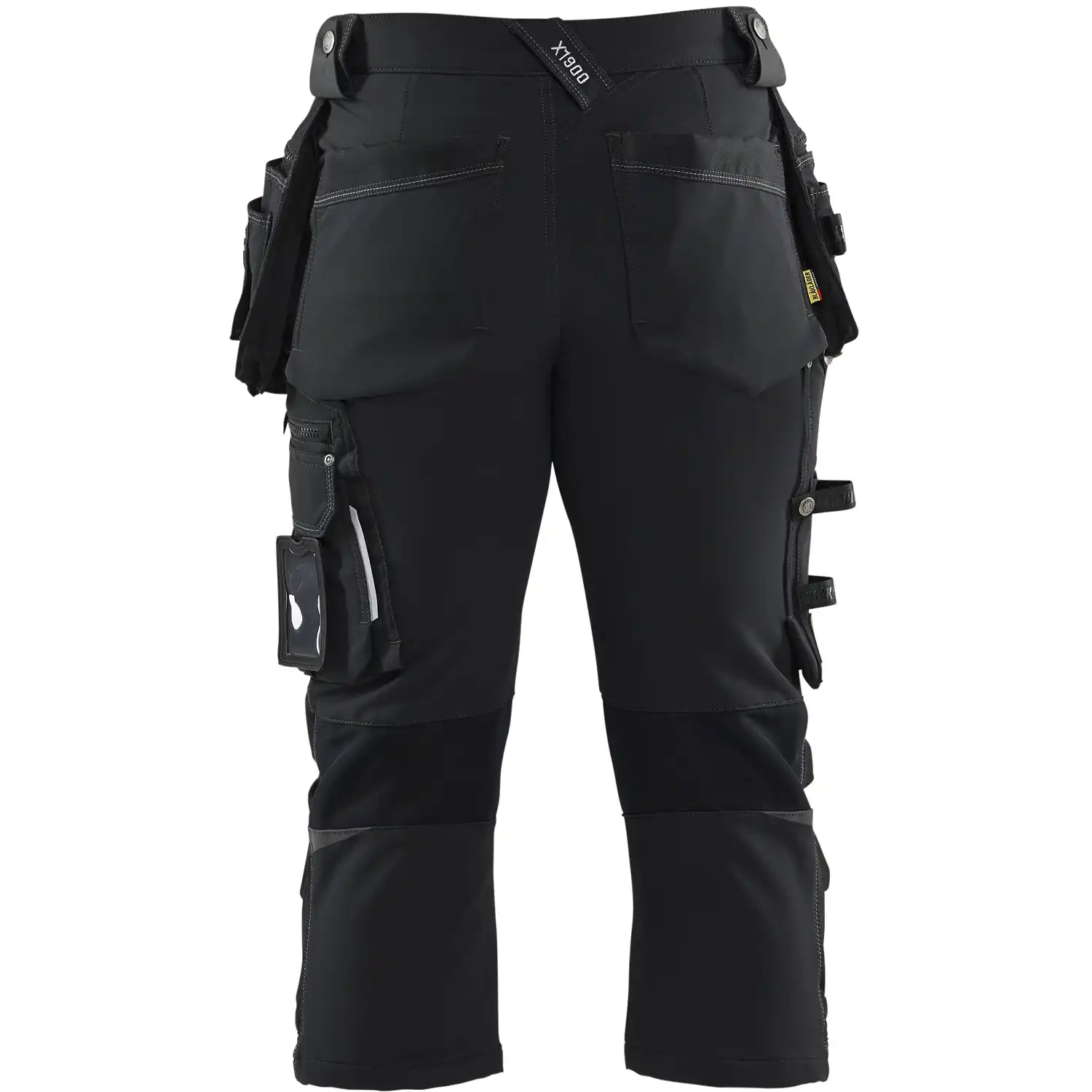 Stretch Handwerker-Piratenhose "1797" schwarz in C48 - Thumbnail 2