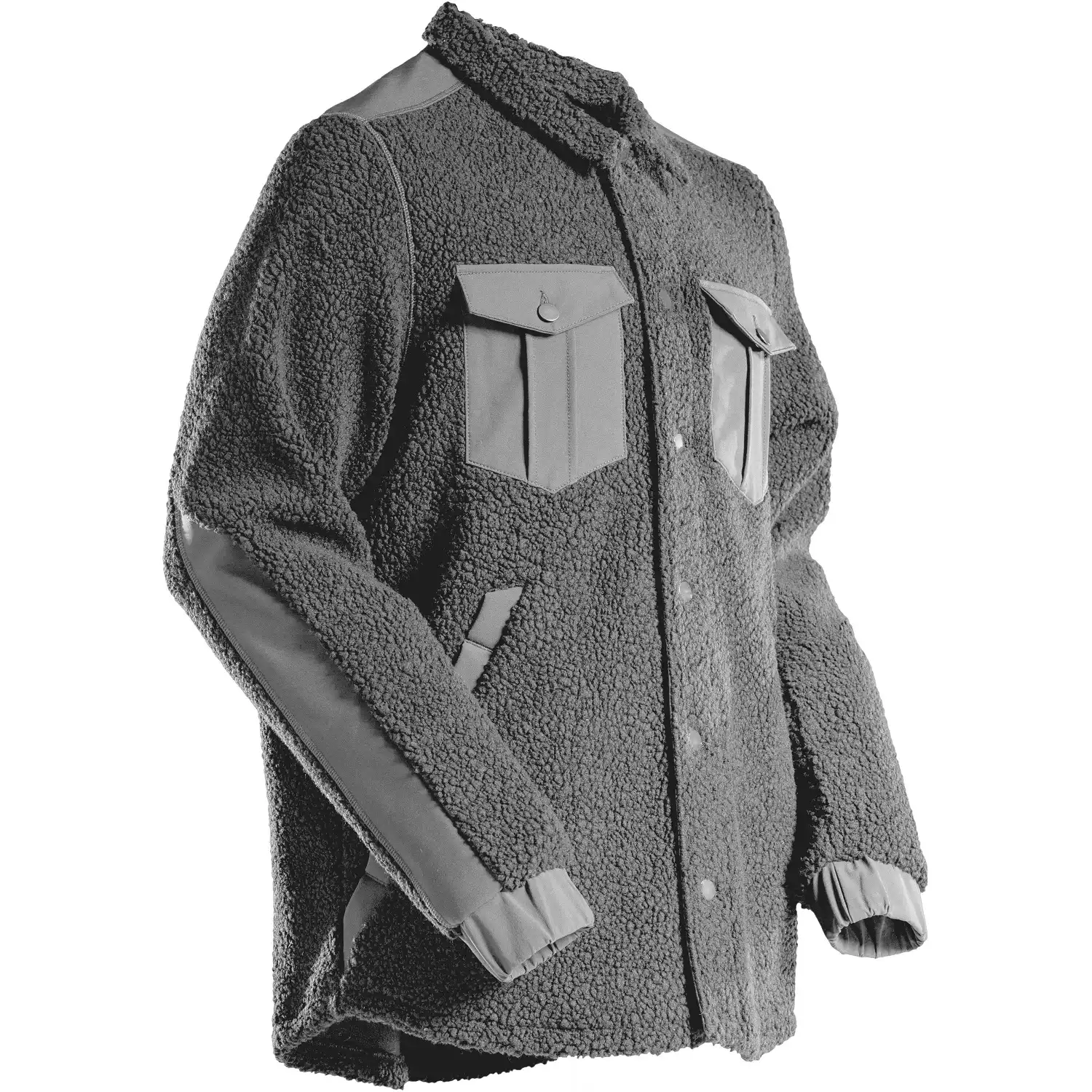 Faserpelz-Hemd "23004-682" Customized in anthrazit, XXL - Bild 1