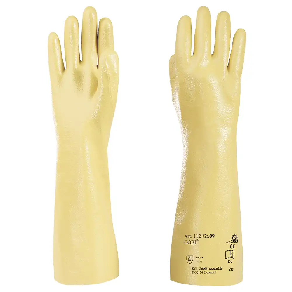 Nitril Arbeitshandschuhe "Gobi® 112" gelb in 9 (L) - Bild 1