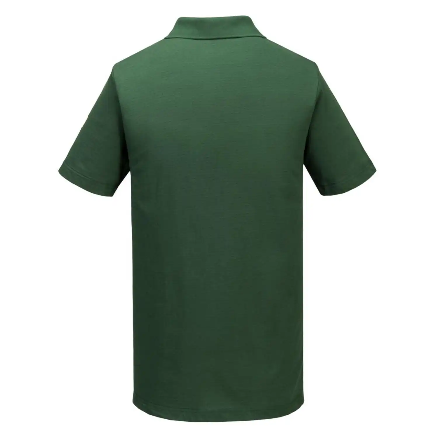 ESD Antistatik Polo-Shirt "AS21" in waldgrün, S - Thumbnail 2