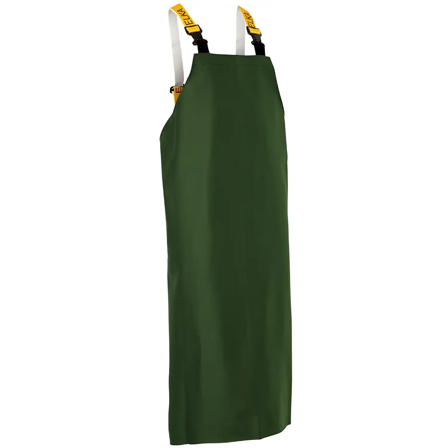 PVC Schürze "175809" mit breiten Trägern in olive, XL - Bild 1