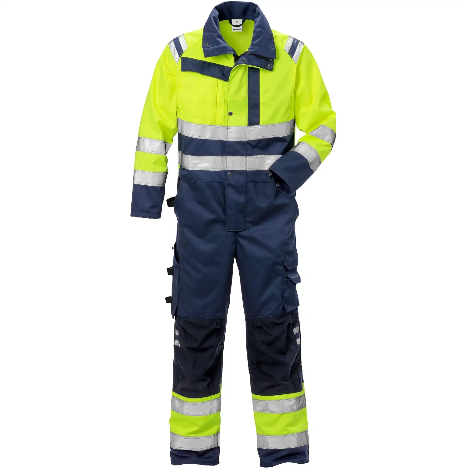Warnschutz Overall "8026 PLU" in gelb/marine, S - Thumbnail 1