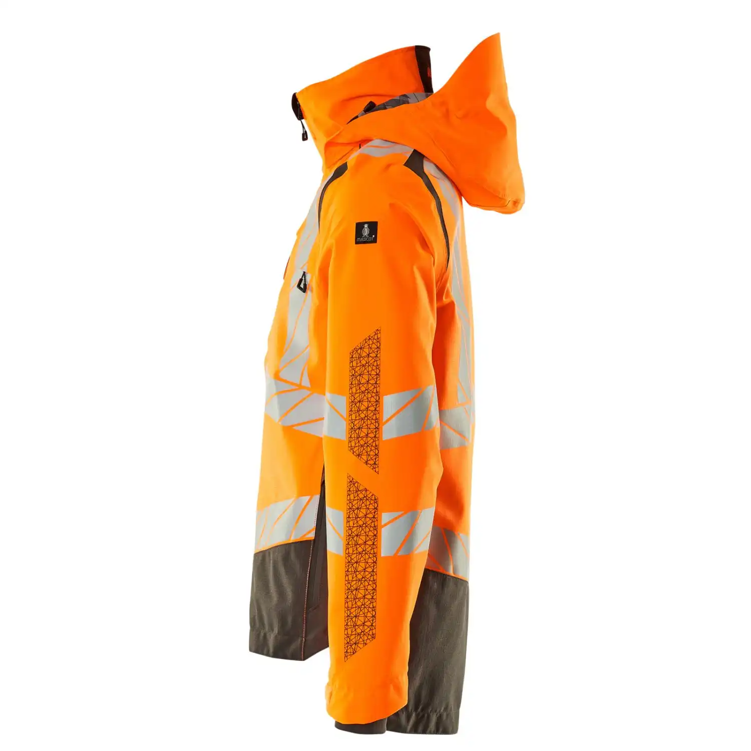 Warnschutz Regenjacke zweifarbig "ACCELERATE SAFE" in orange/dunkelanthrazit, 3XL - Thumbnail 3