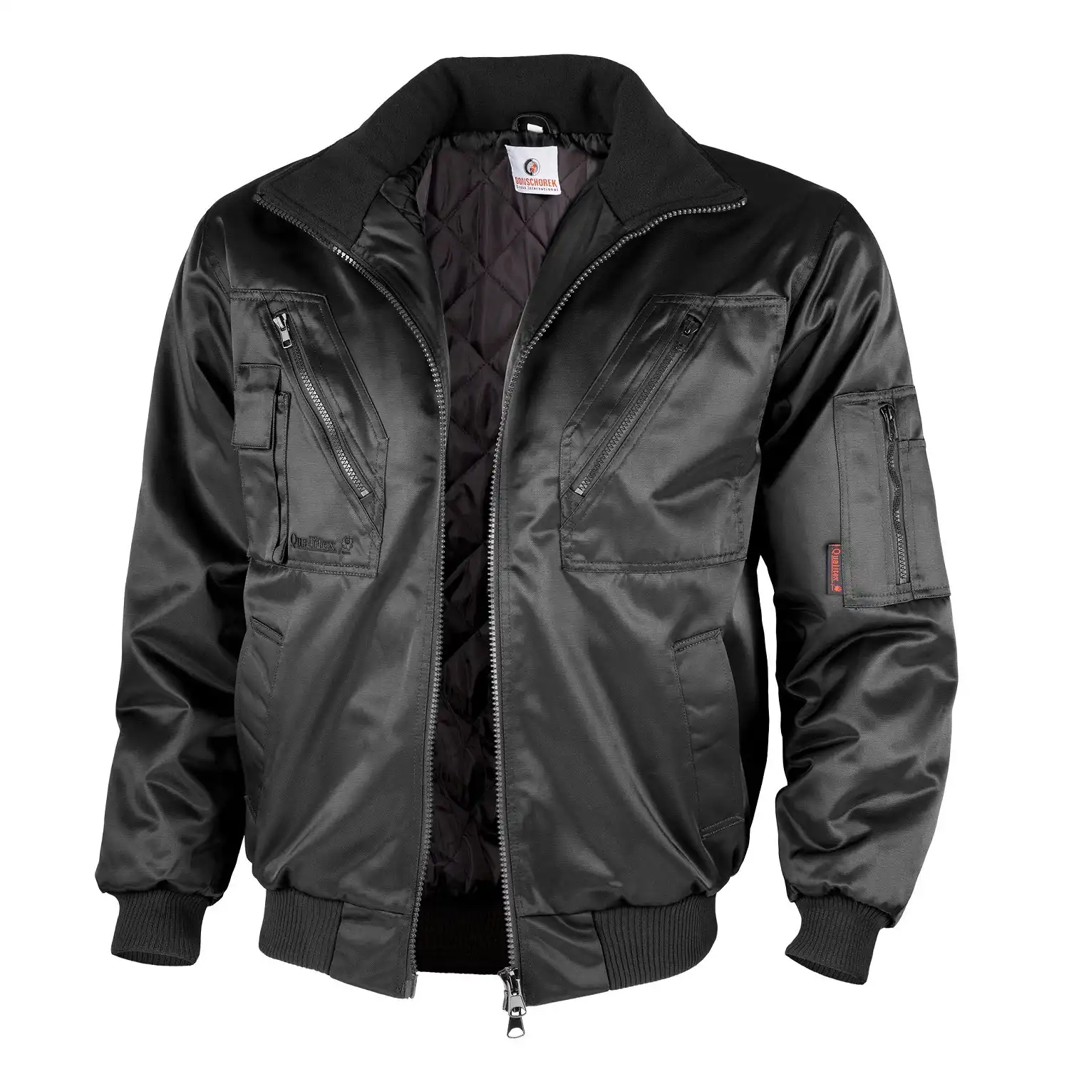 Pilotenjacke "10301" in schwarz, L - Bild 1