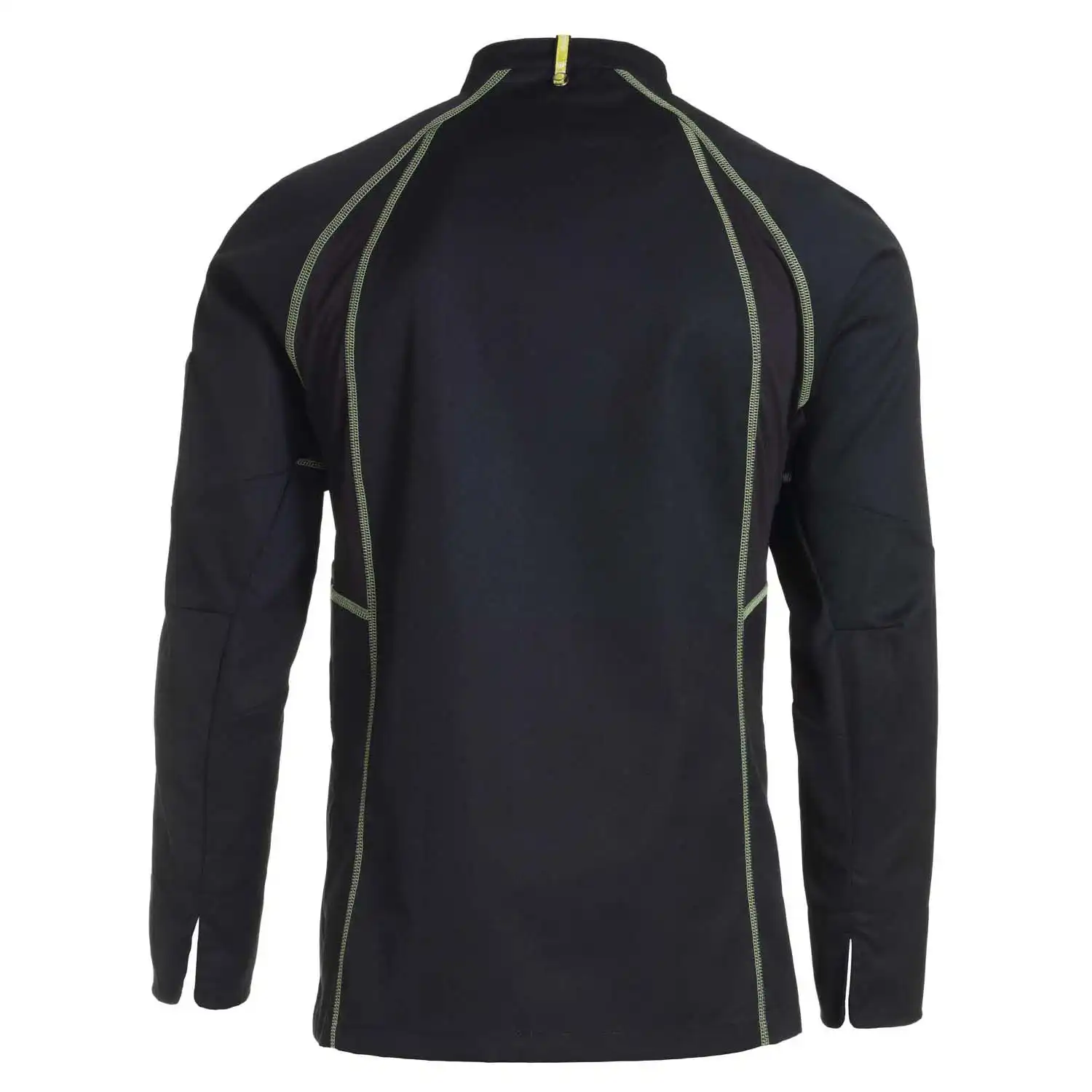 Kochjacke "23401" in schwarz/lime, XXS - Thumbnail 2