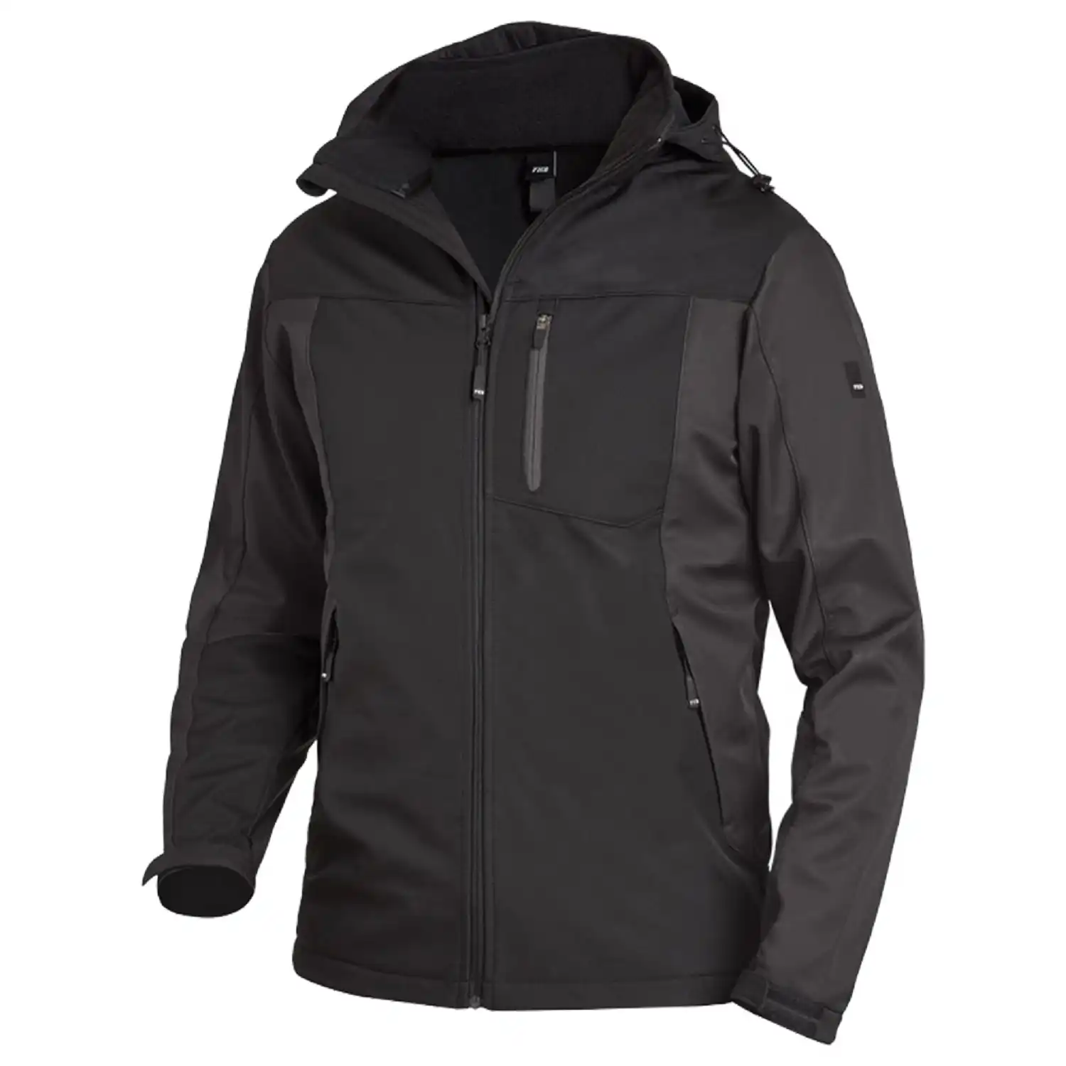 Softshelljacke "JANNIK" in anthrazit/schwarz, XXL - Thumbnail 1
