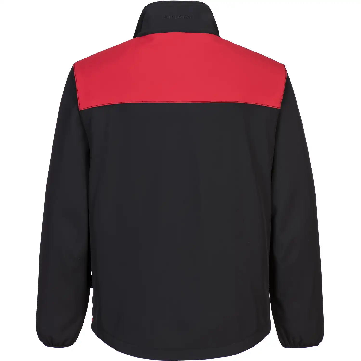 Softshelljacke "PW271" PW2 in schwarz/rot, L - Thumbnail 2