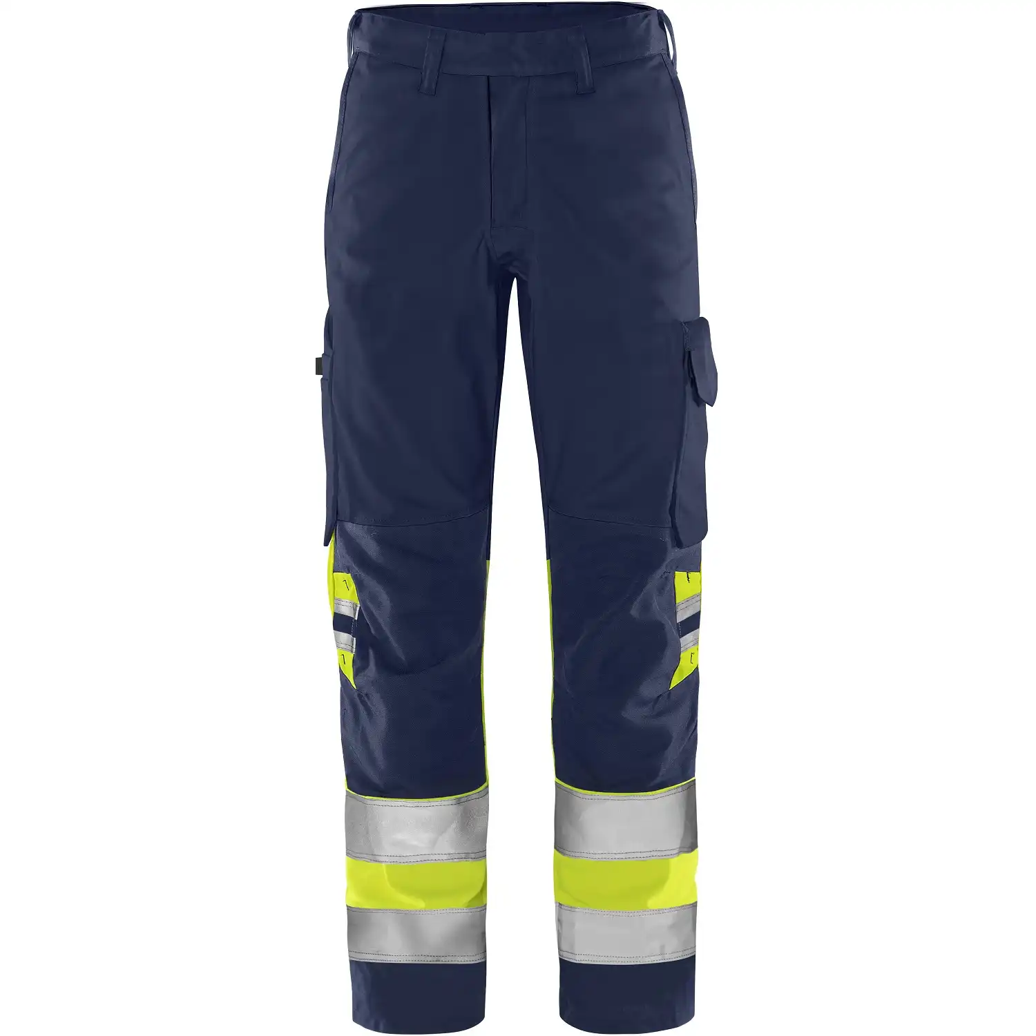 Warnschutz Bundhose Kl. 1 "2649 GPLU" Green Trofta in gelb/marine, C44 - Thumbnail 1