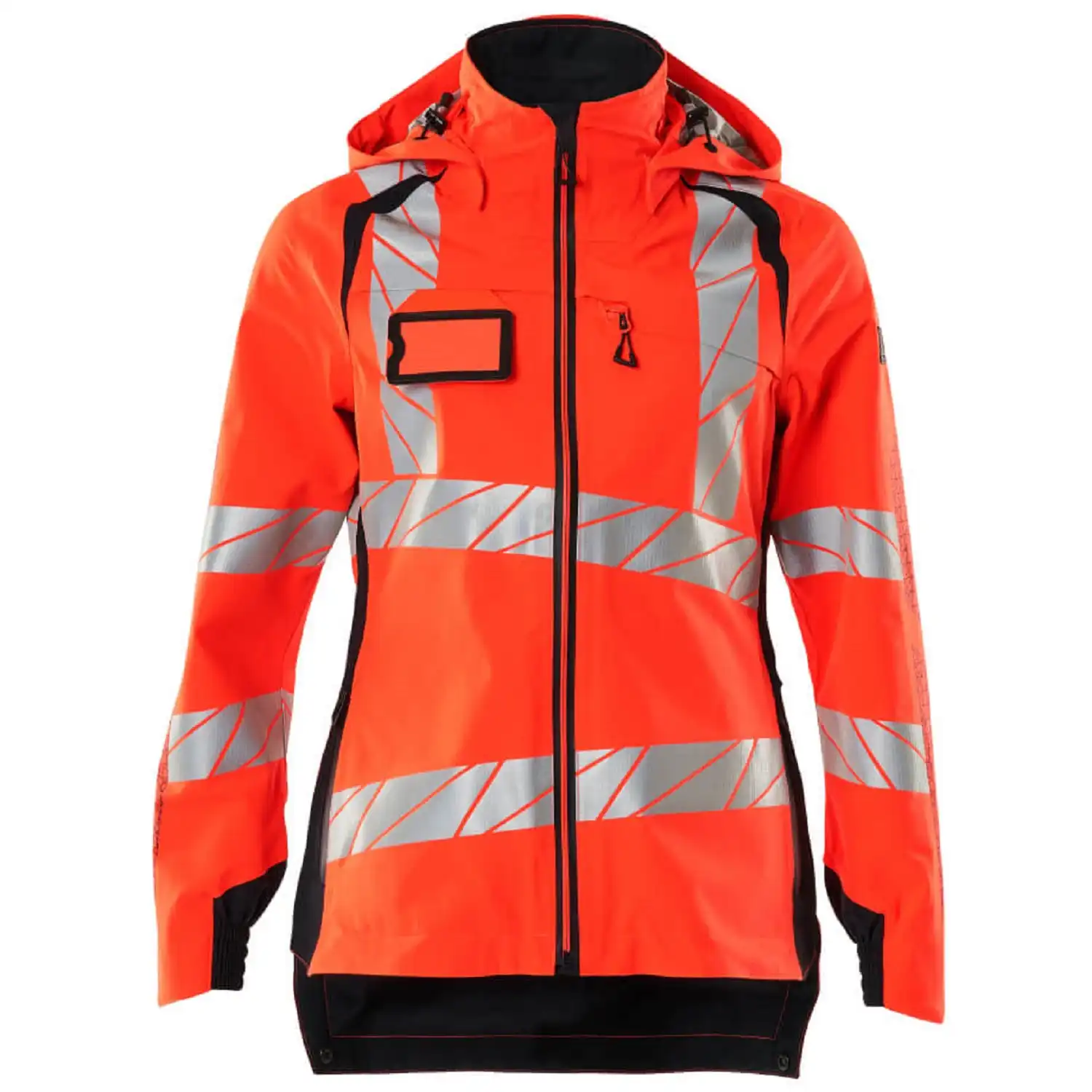 Damen Warnschutz Regenjacke "ACCELERATE SAFE" in rot/schwarzblau, M - Bild 1