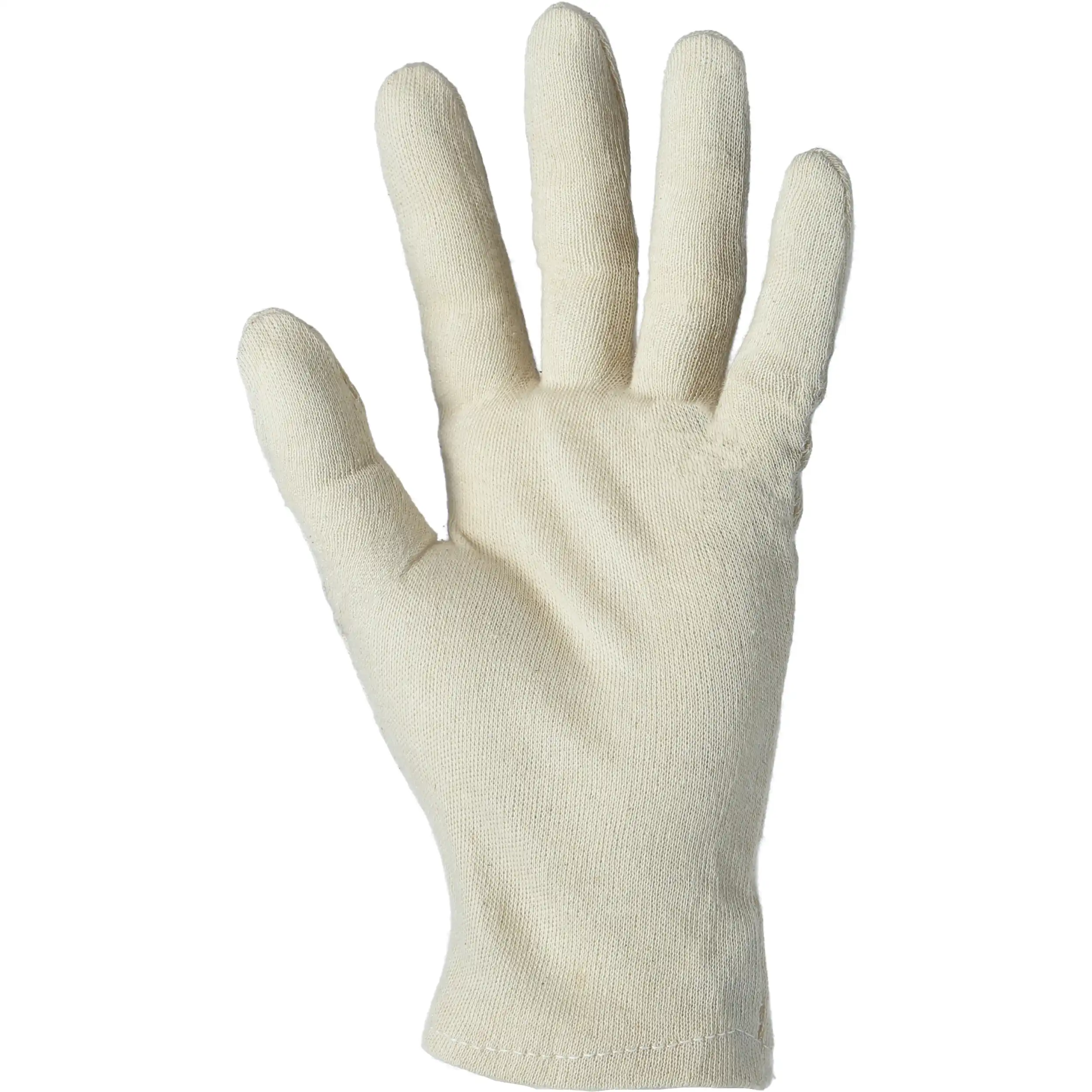 Baumwoll-Trikot-Unterziehhandschuhe "BASIC" hochwertig in 8 (M) - Thumbnail 2