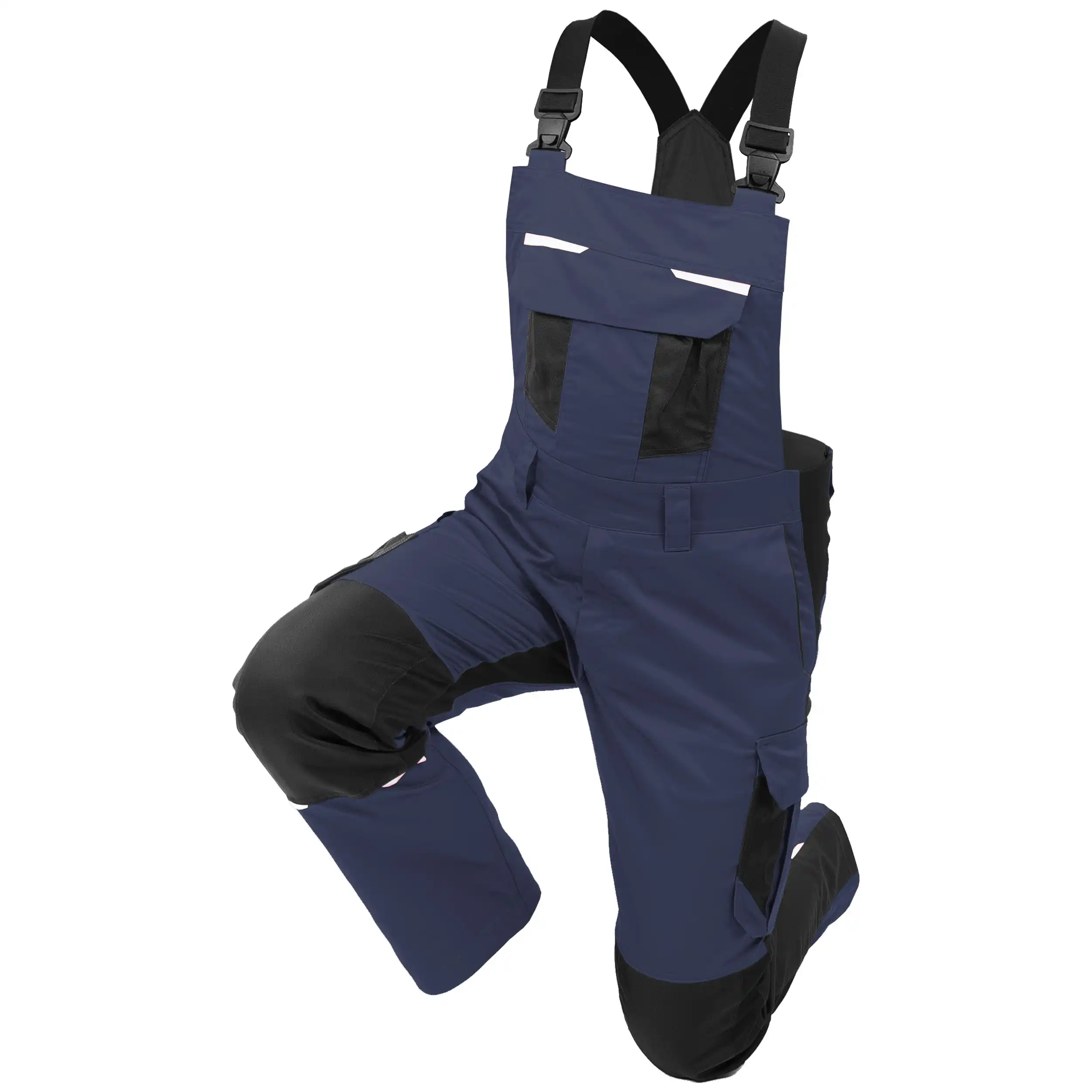 Latzhose "IND" in navy blazer/black beauty, 24 - Thumbnail 1
