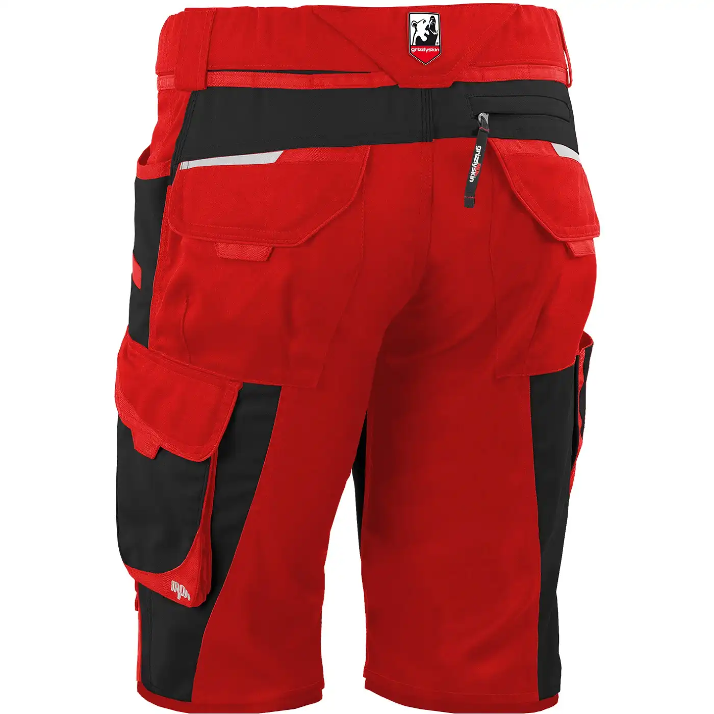 Shorts "IRON" in rot/schwarz, N48 - Thumbnail 2