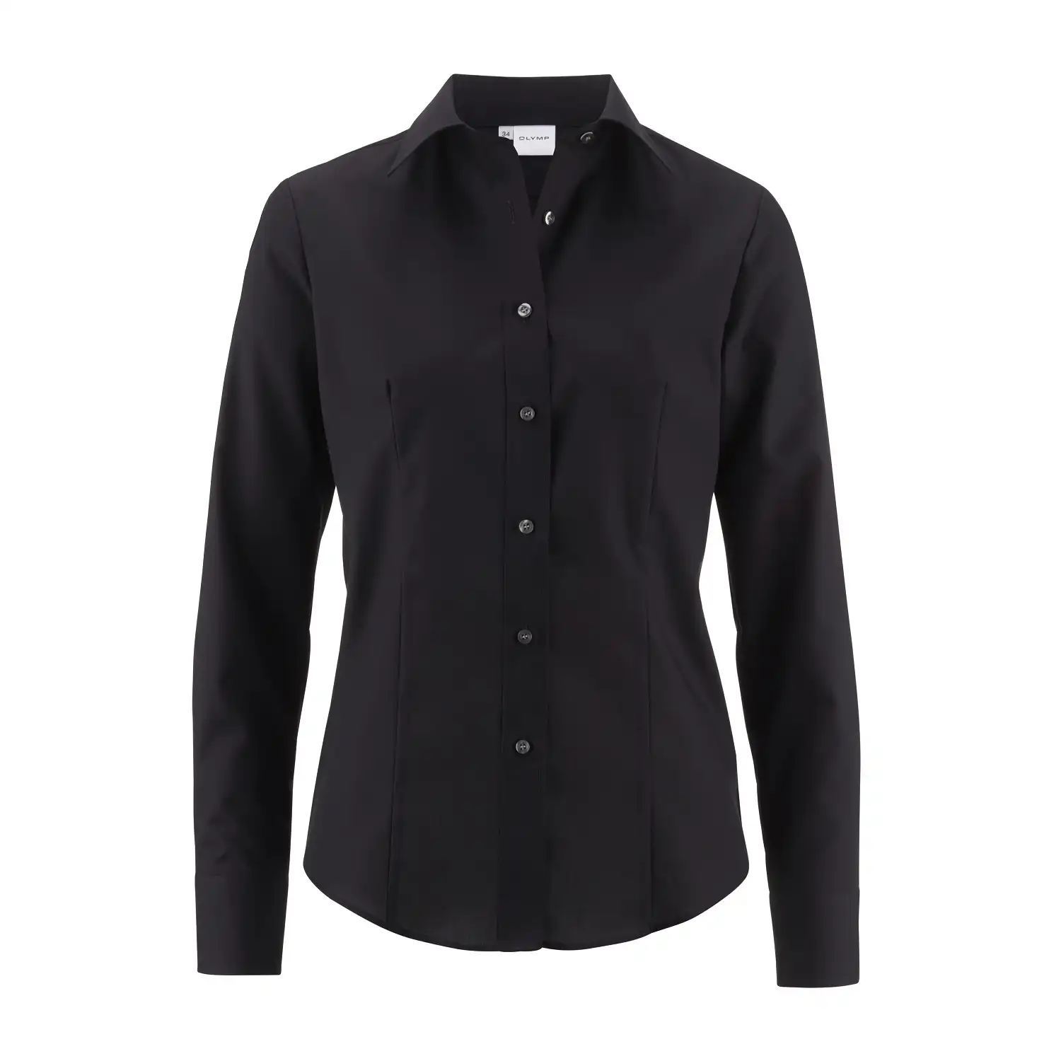 Bluse "TENDENZ Modell 12" langarm schwarz in 44 - Thumbnail 1