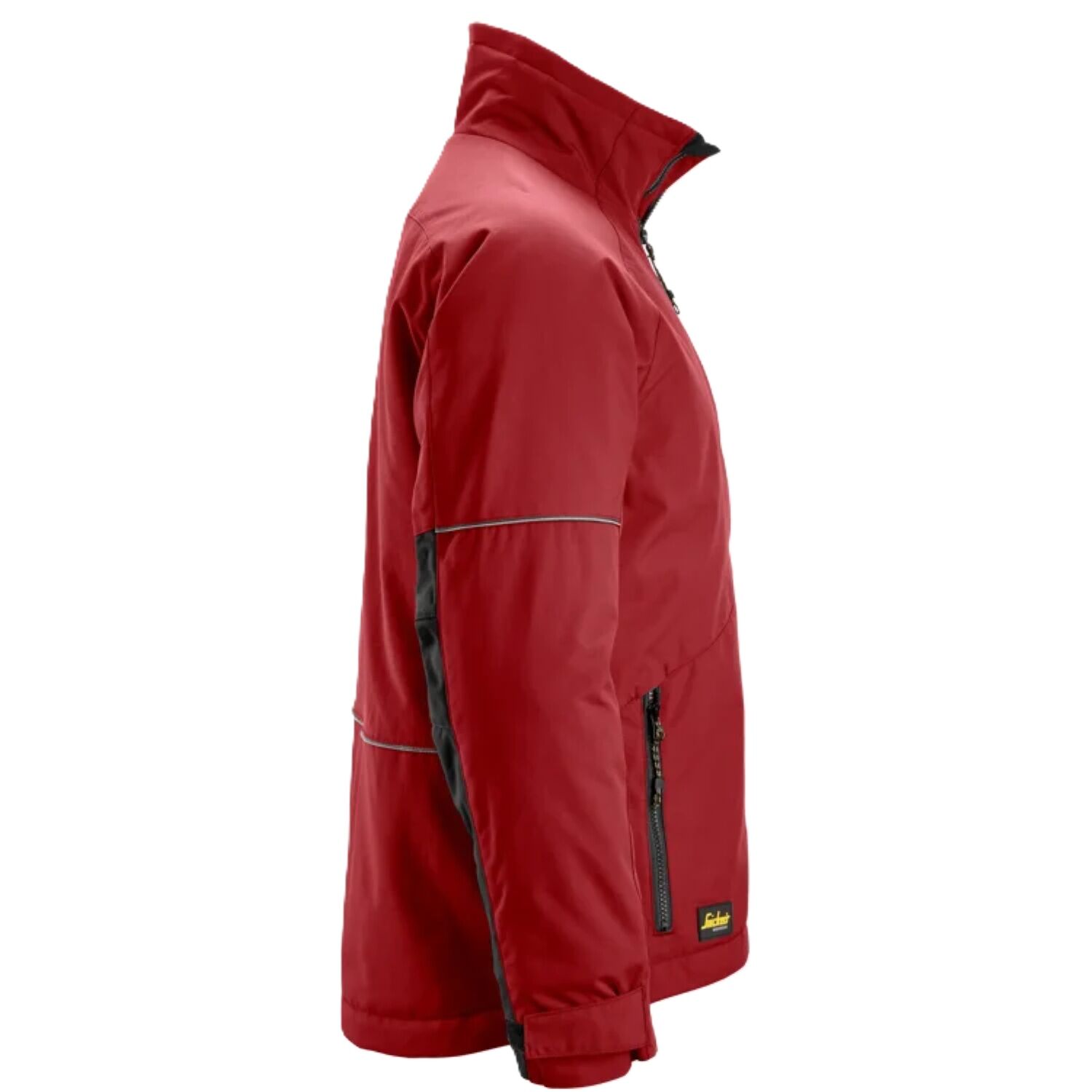 Herren Winterjacke "1158" in rot/schwarz, S - Thumbnail 3