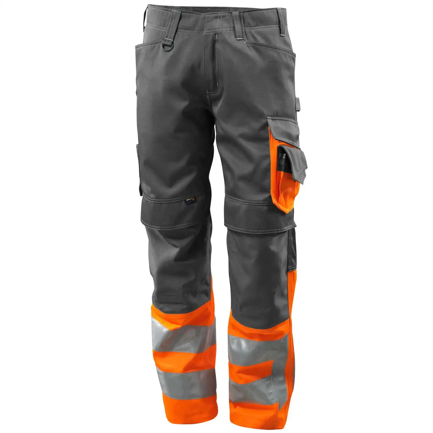 Warnschutzhose "LEEDS" Safe Supreme in dunkelanthrazit/orange, 76C46 (EU 23) - Thumbnail 1