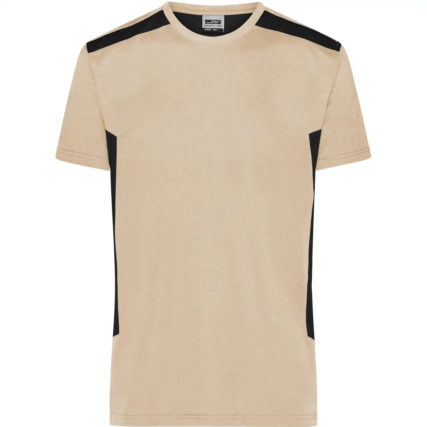 T-Shirt "JN1824" in stone/black, S - Thumbnail 1