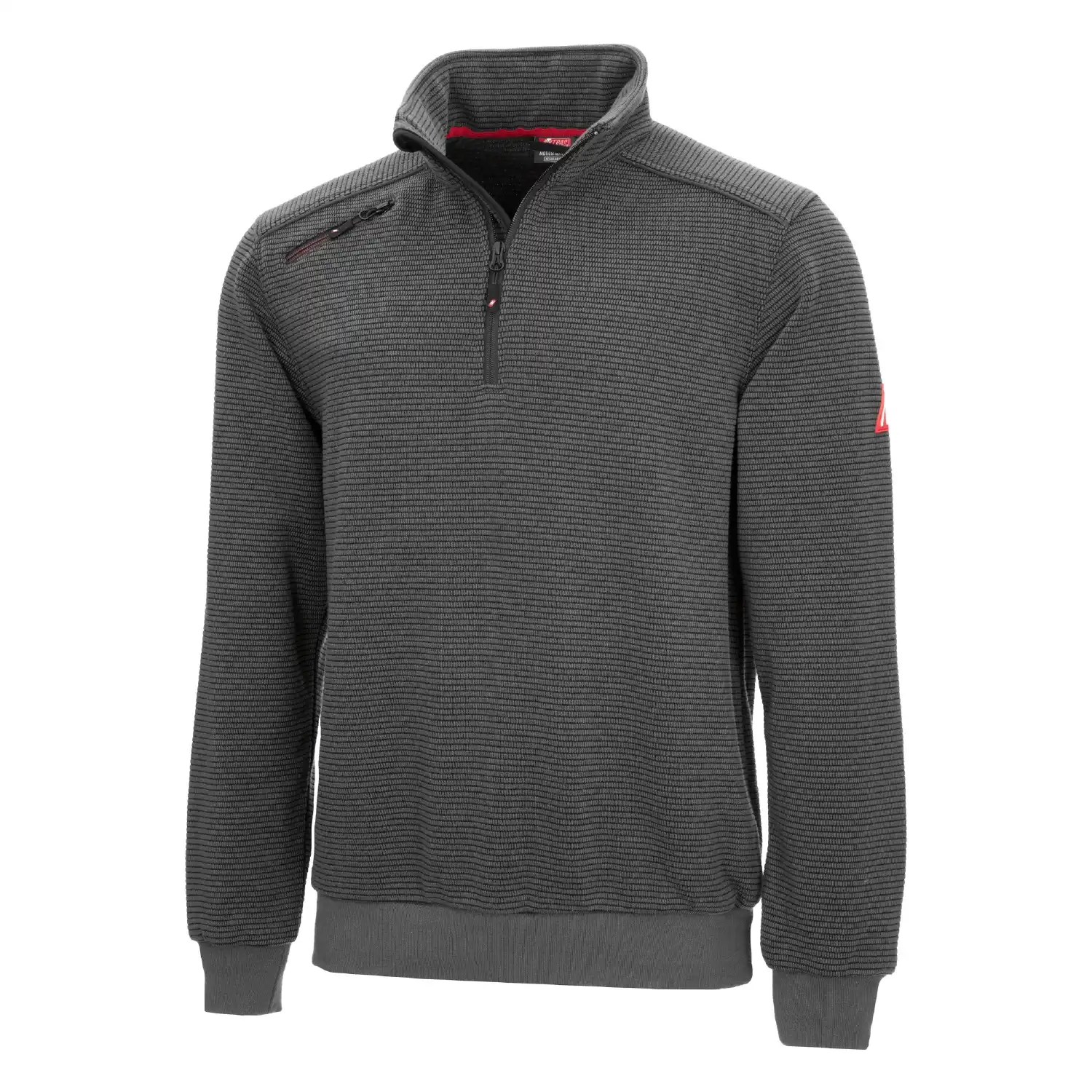 Pullover "MOTION TEX PLUS" in grau, L - Thumbnail 1