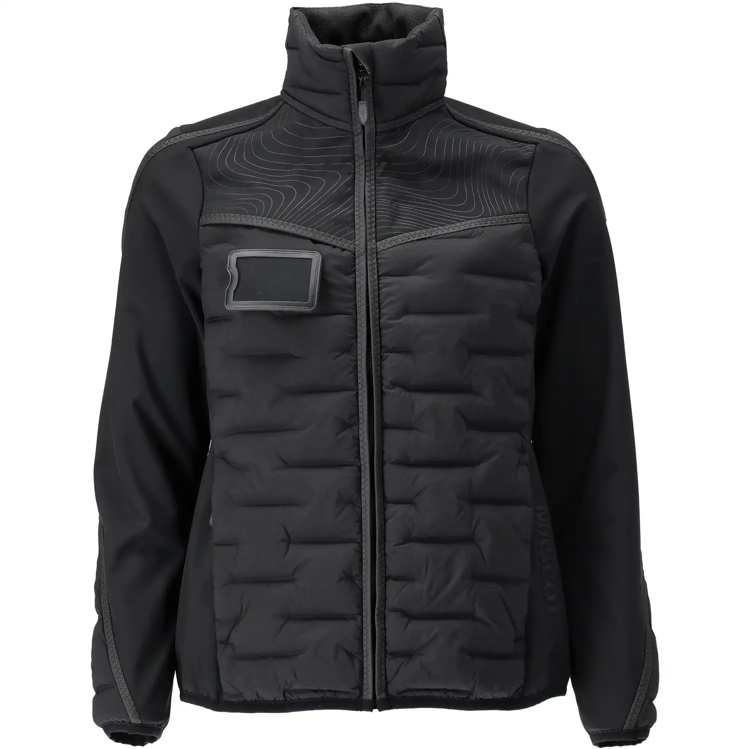 Damen Steppjacke "22025-617" Customized in schwarz, XXL - Thumbnail 1