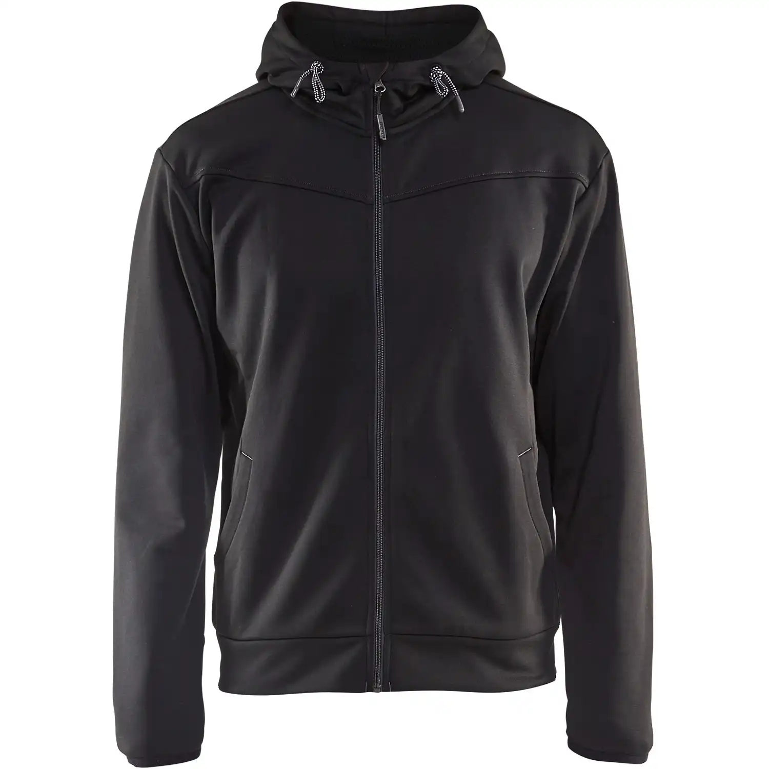 Kapuzen-Sweatjacke "3363" in schwarz/dunkelgrau, XXL - Thumbnail 1