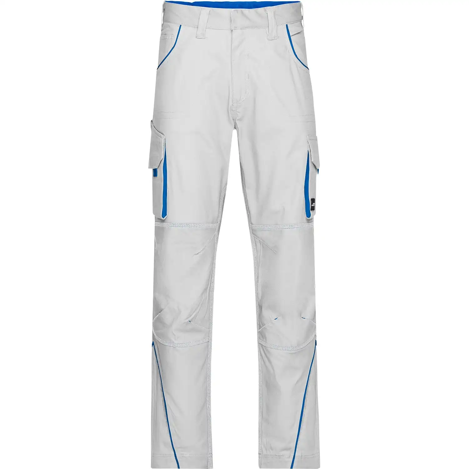 Funktionshose "JN847" in white/royal, 46 - Thumbnail 1