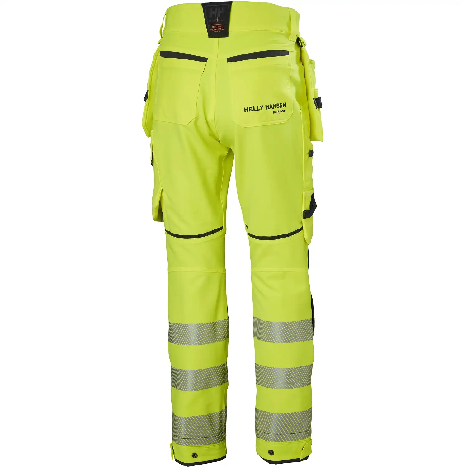 Warnschutz Handwerkerhose ICZ BRZ Kl2 in gelb/schwarz, C44 - Thumbnail 2