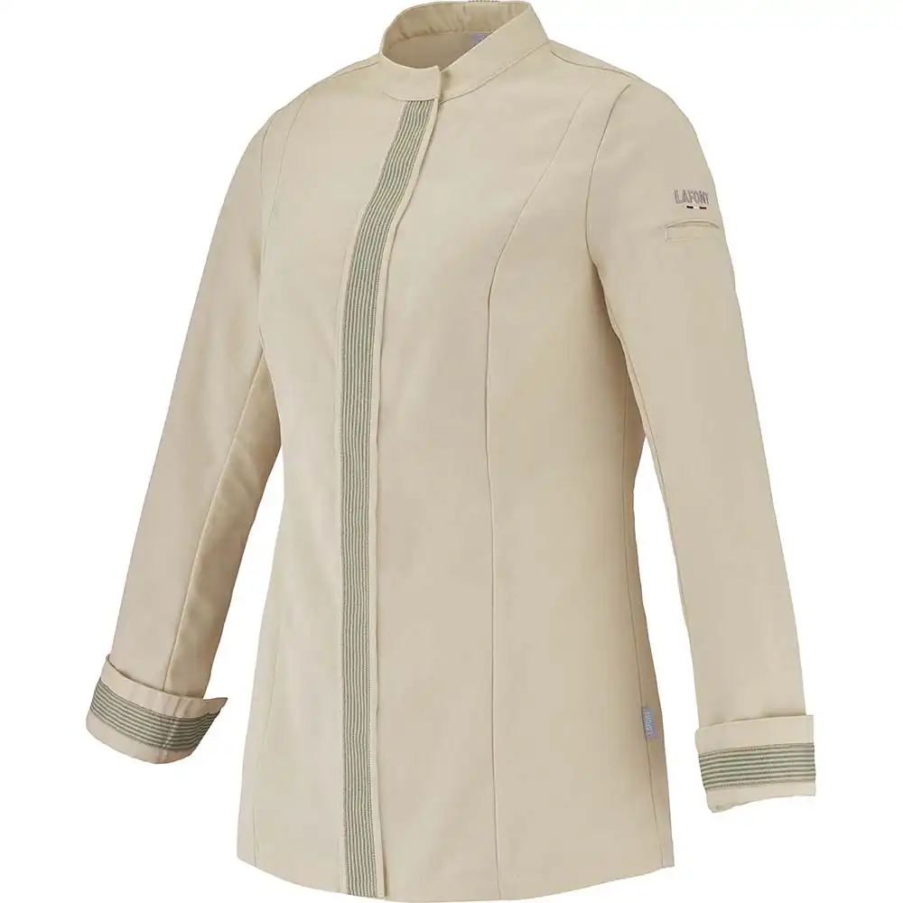 Damen Kochjacke "FAVA" in beige, 48 - Thumbnail 2