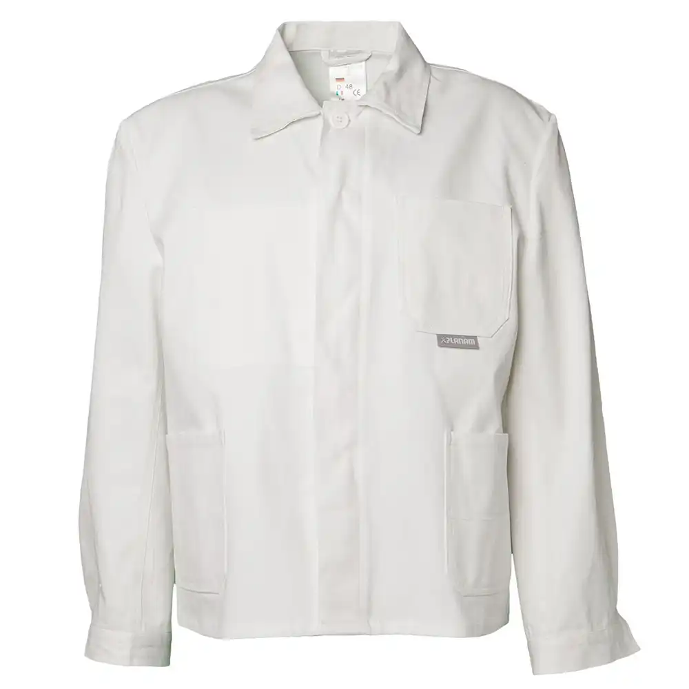 Arbeitsjacke "BW 290" 100% Baumwolle  in reinweiß, 58 - Bild 1