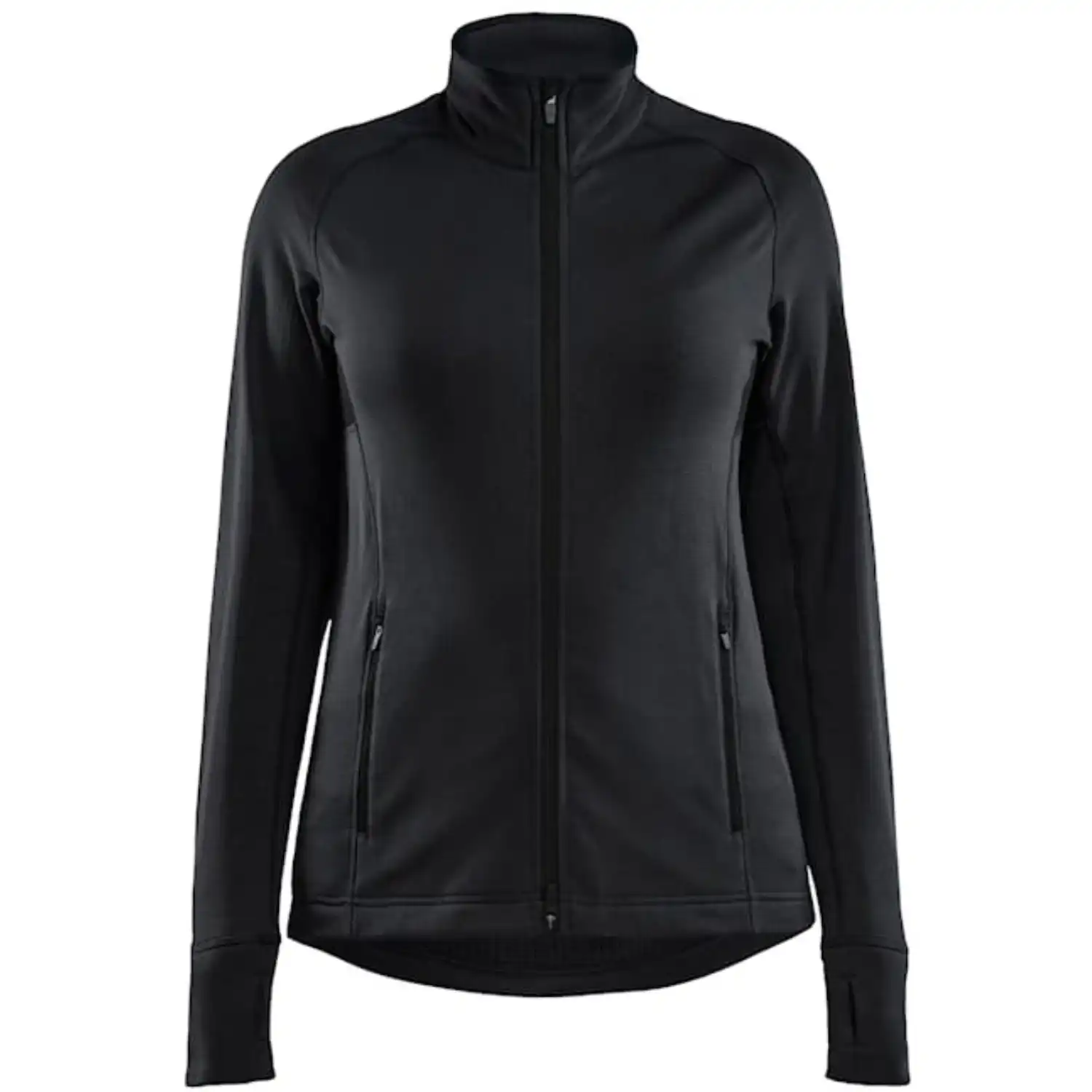 Damen Fleecejacke "STRIKER" in schwarz, M - Thumbnail 1