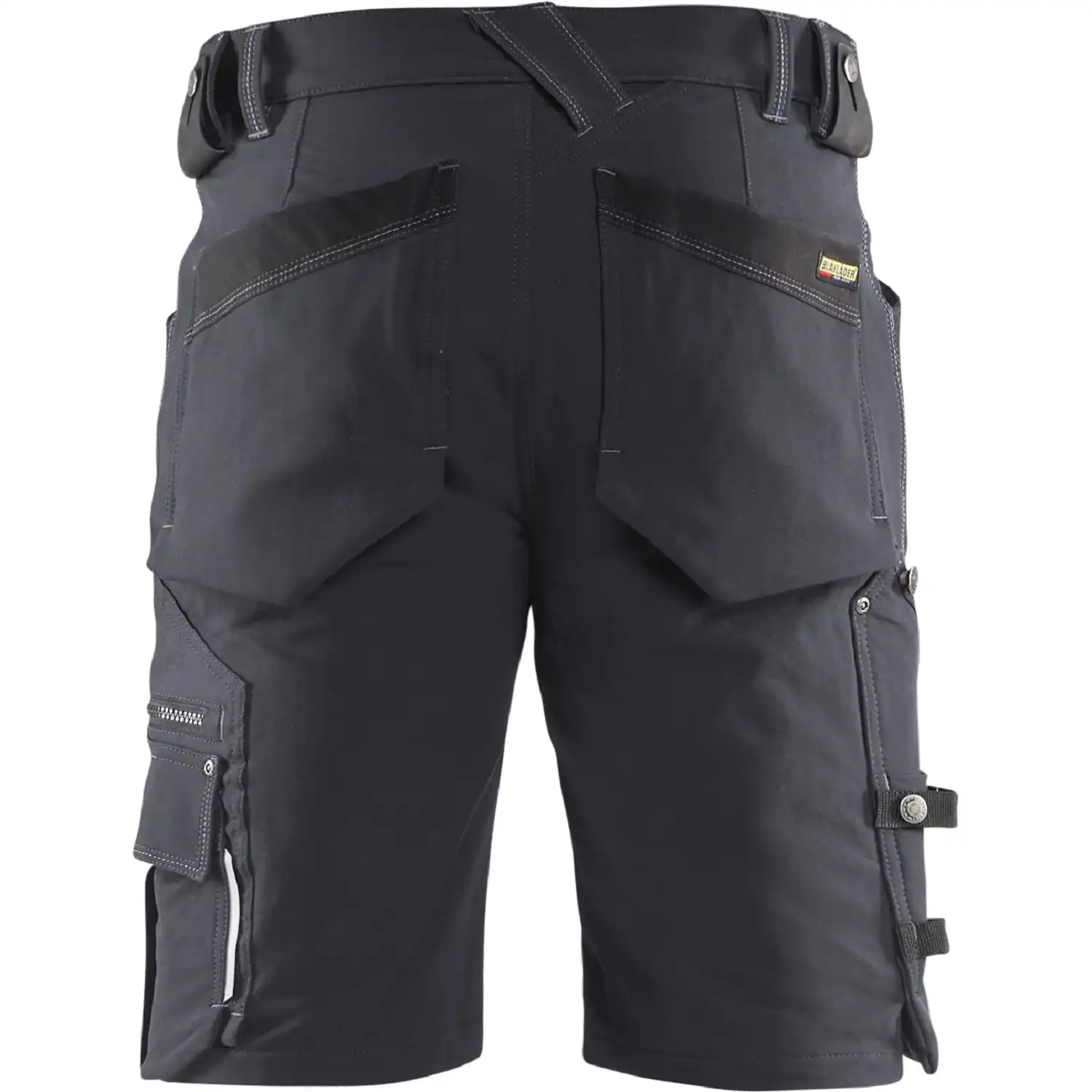 Stretch Shorts "1987" X1900 in dunkelgrau/schwarz, C44 - Thumbnail 2