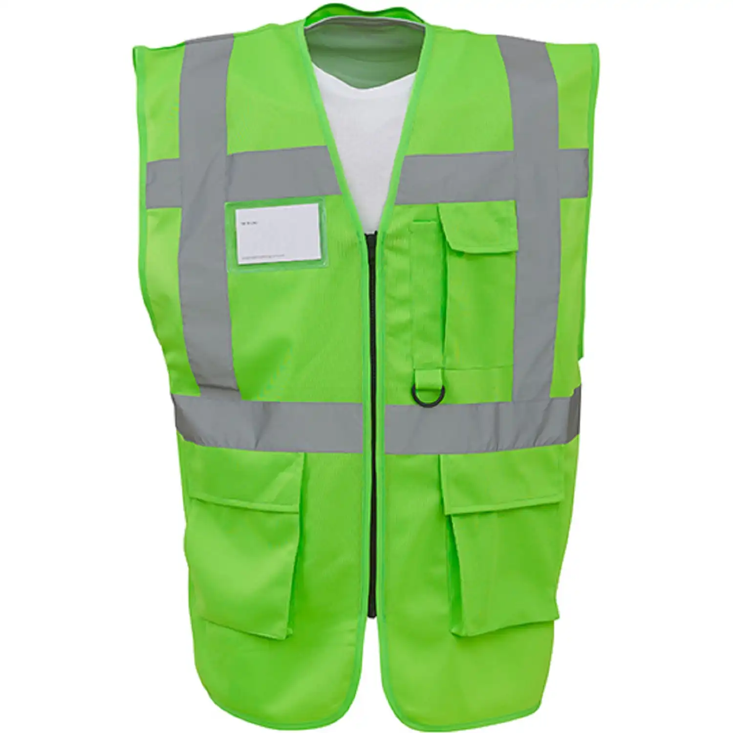 Warnweste / Kennzeichnungsweste "YK801" in lime green, XL - Bild 1