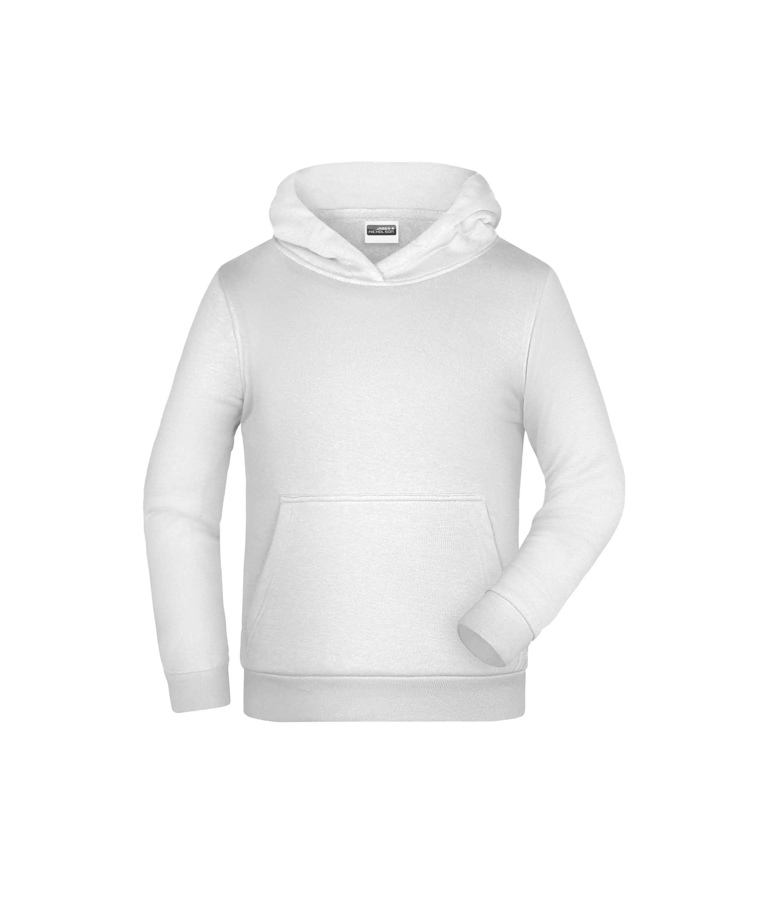 Kinder Basic Hoody Children "JN796K" in white, L - Bild 1