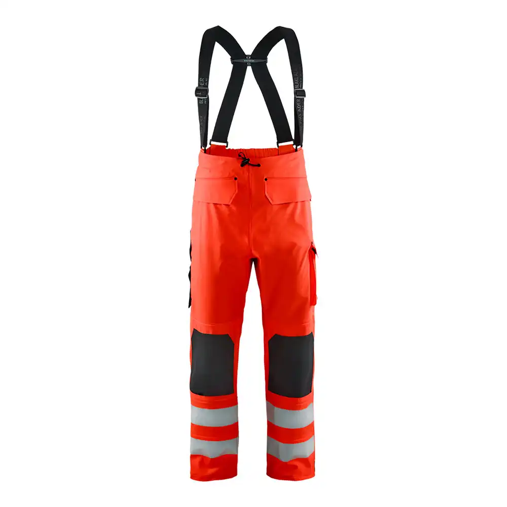Warnschutz-Regenhose "1302" Level 2 in 3XL, Rot - Thumbnail 1