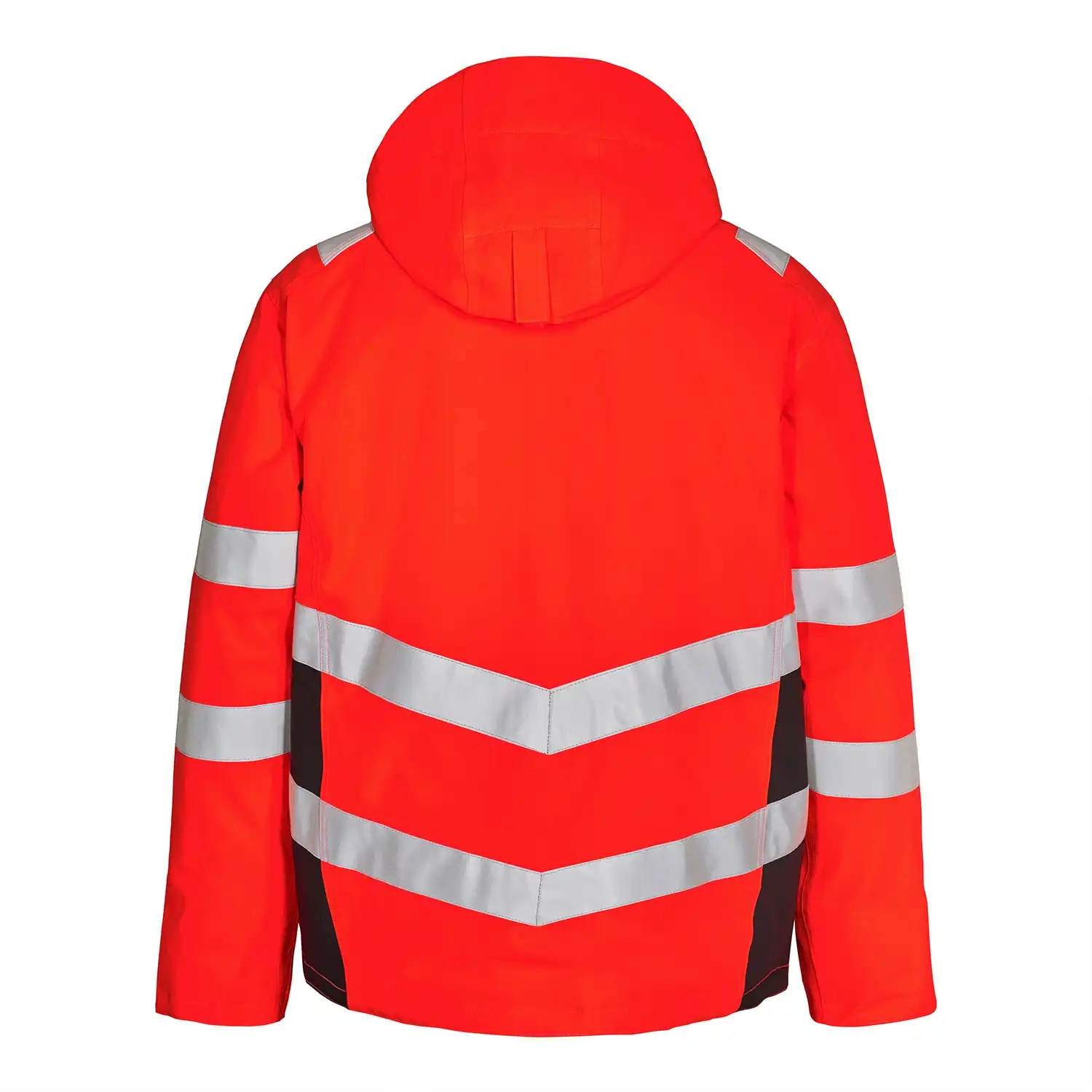 Warnschutz Winterjacke "1946-930" Safety Kl. 3 in rot/schwarz, L - Thumbnail 2